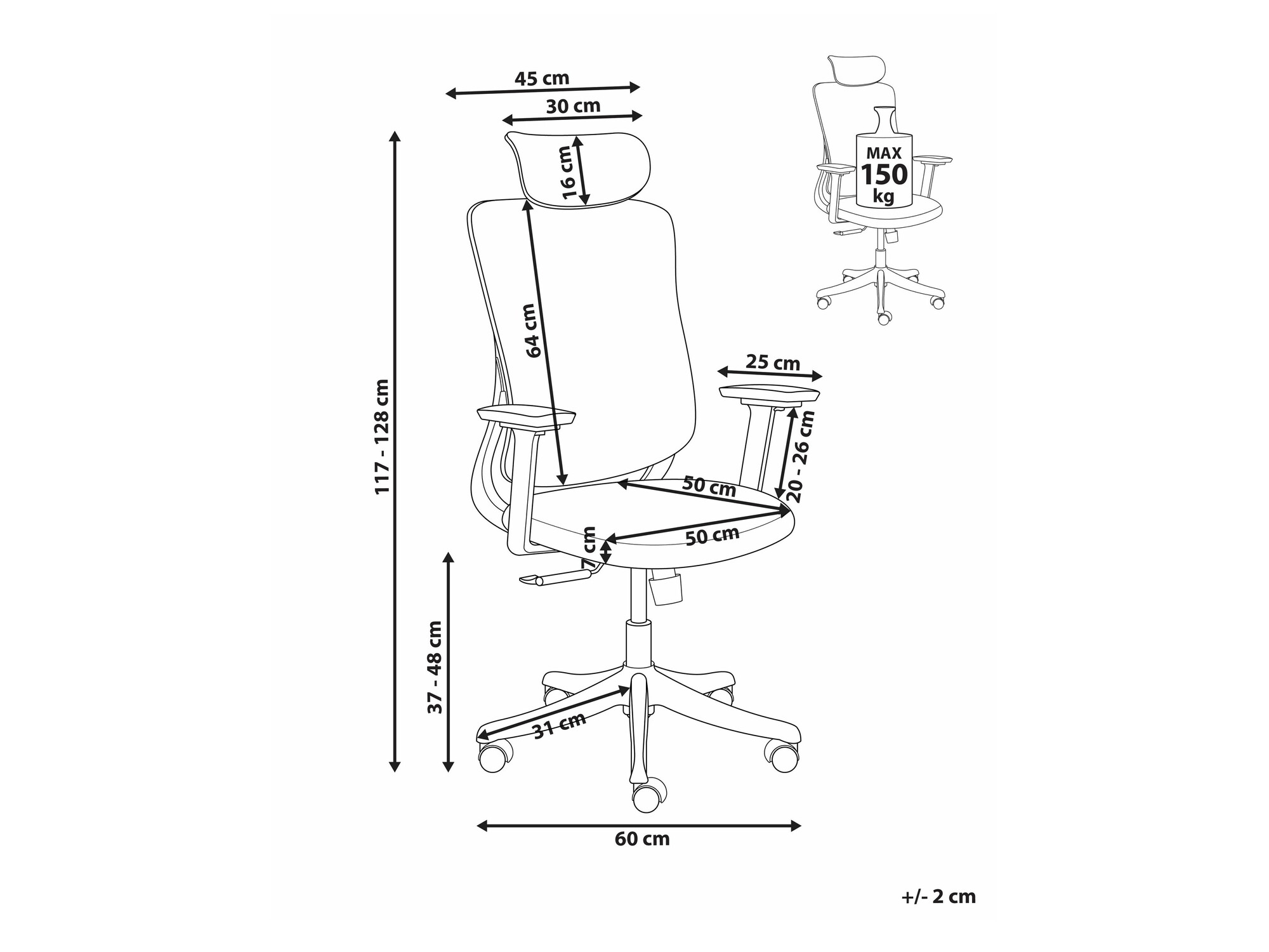 Office chair Berwyn 2695