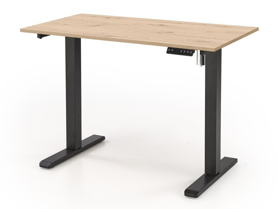Height-adjustable desk Houston 1704 (Artisan oak + Black)