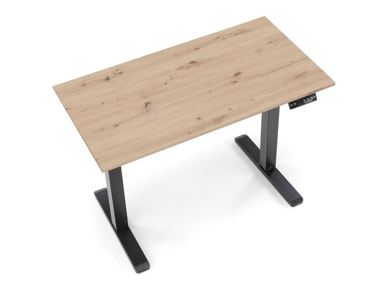 Height-adjustable desk Houston 1704 (Artisan oak + Black)