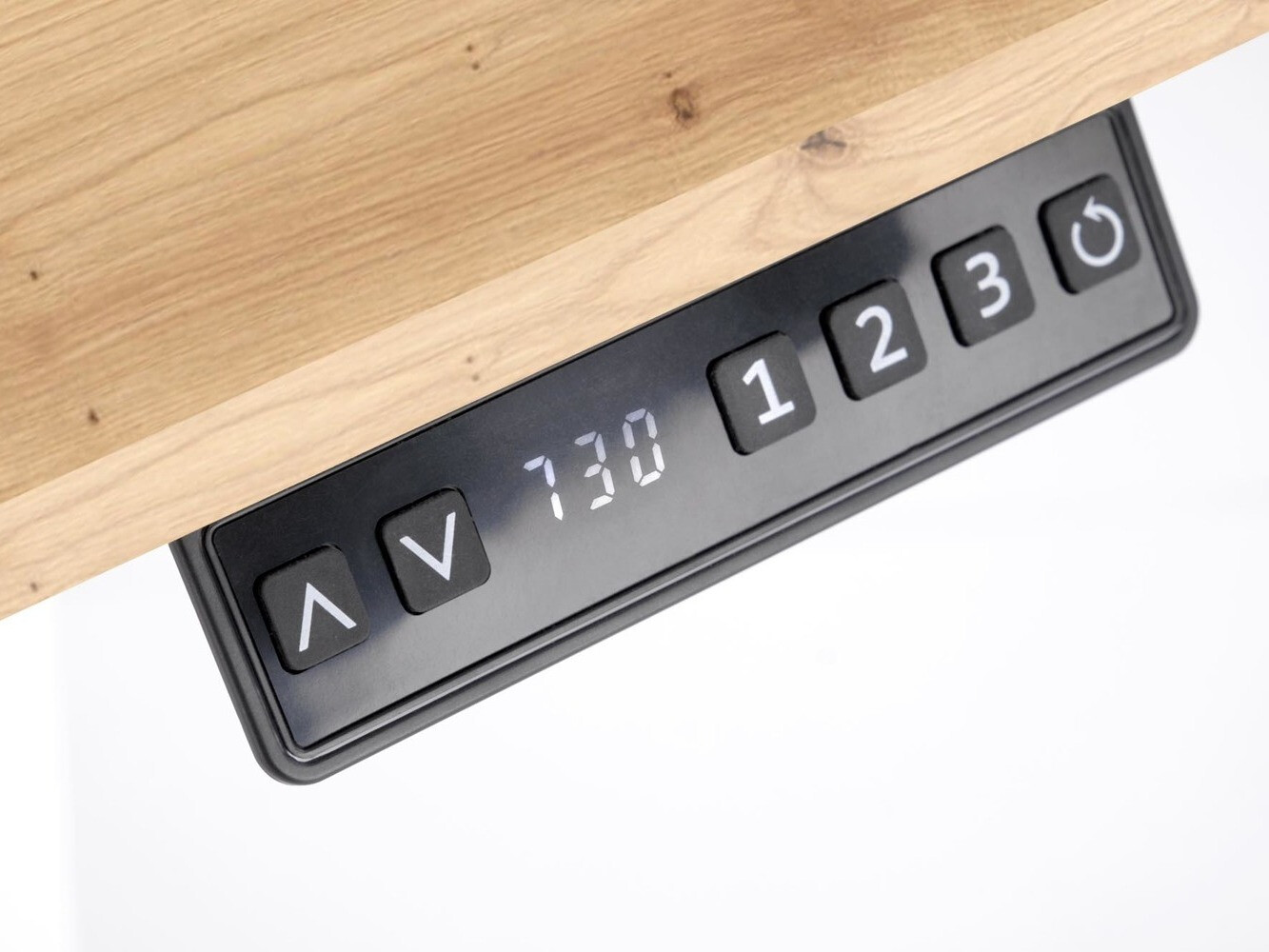 Height-adjustable desk Houston 1704 (Artisan oak + Black)
