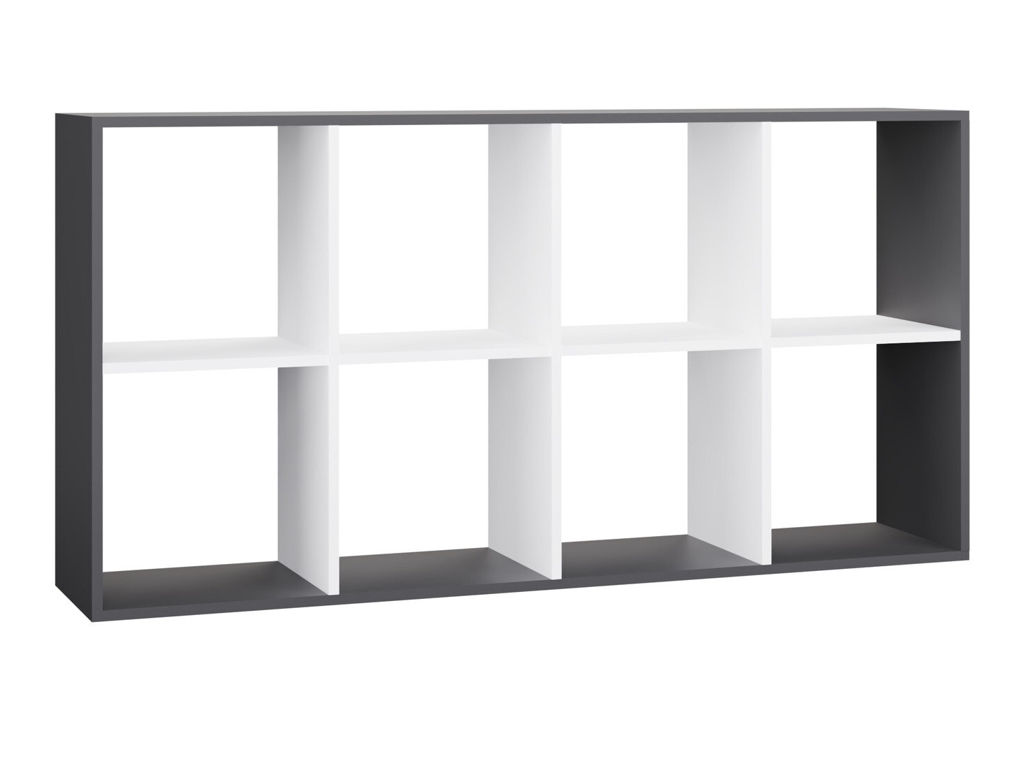 Βιβλιοθήκη Mandeville 288 (Άσπρο + Ανθρακί)