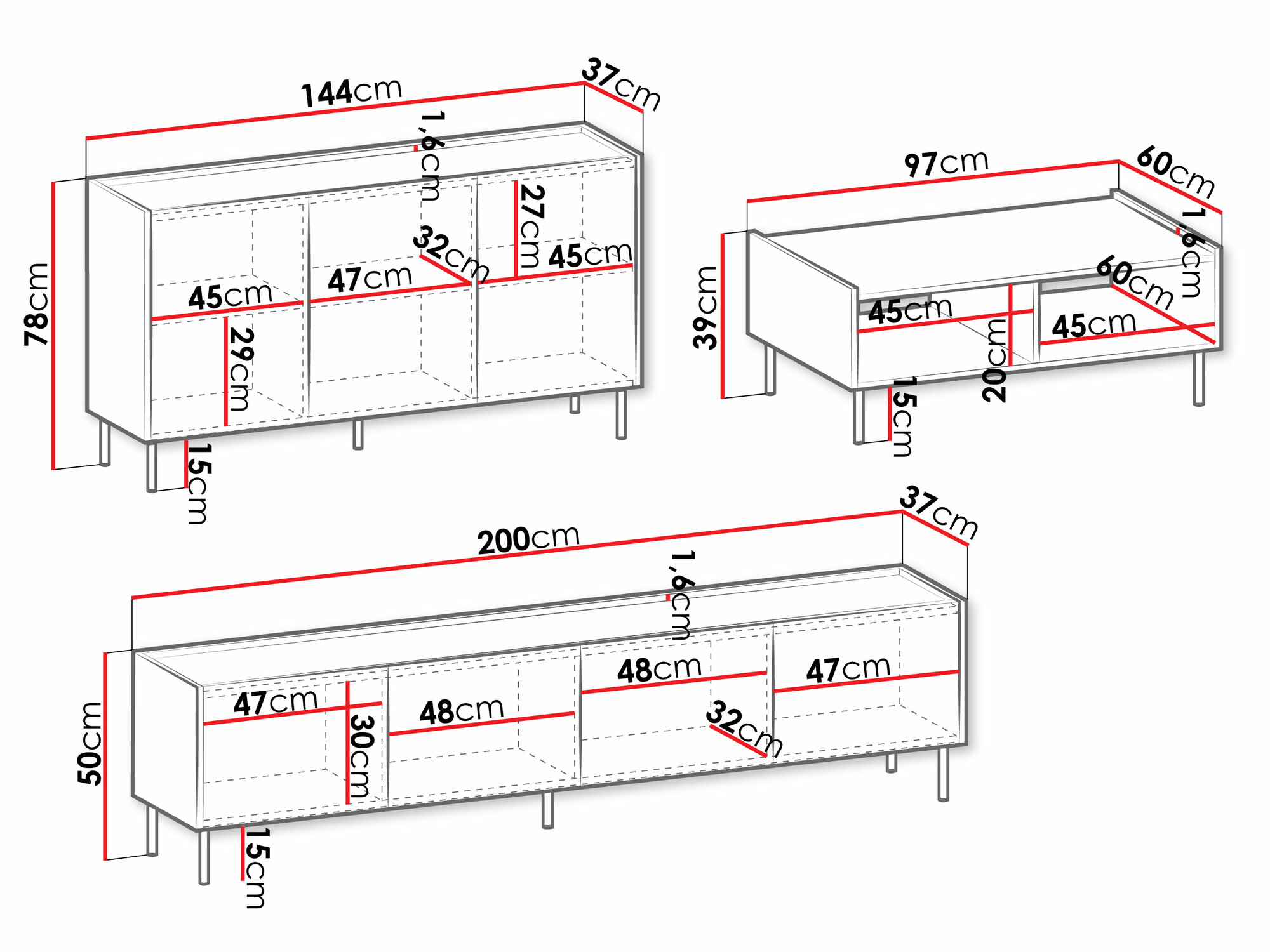 Σετ επίπλων σαλονιού Comfivo Belviro I