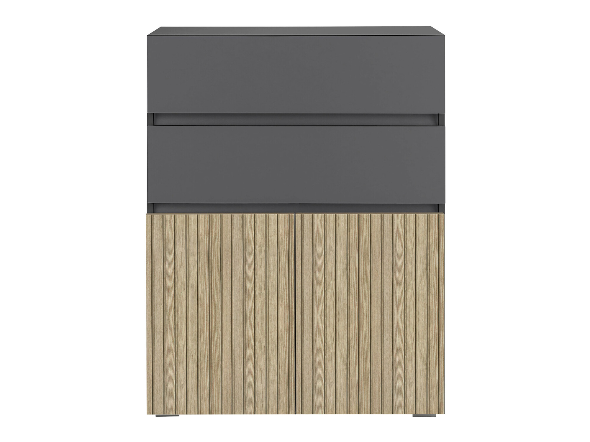 Όρθιο ντουλάπι μπάνιου Soncamu 101 (Ανθρακί + Ελαφριά δρυς)