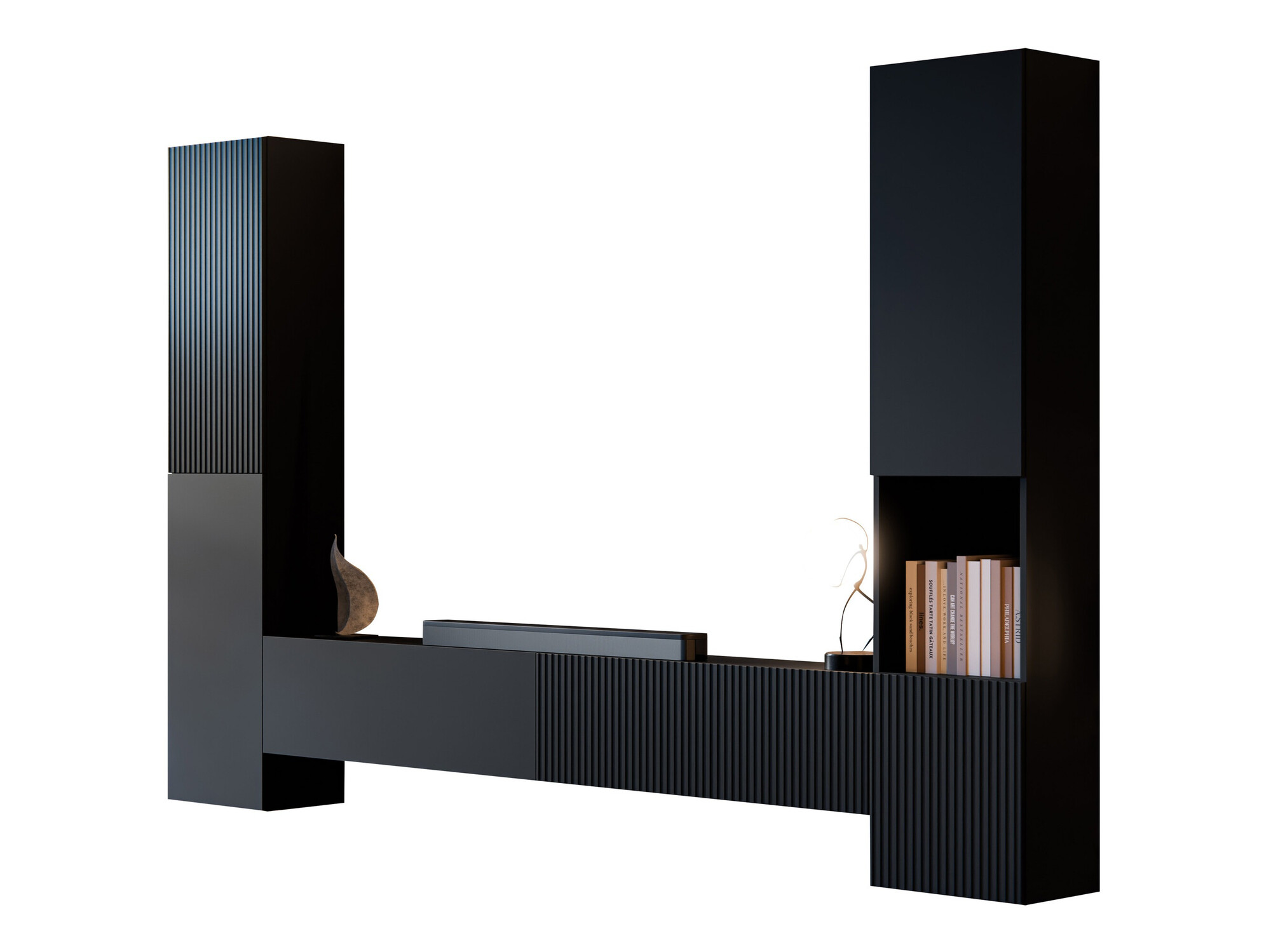 Σετ επίπλων σαλονιού Species I (Μαύρο)