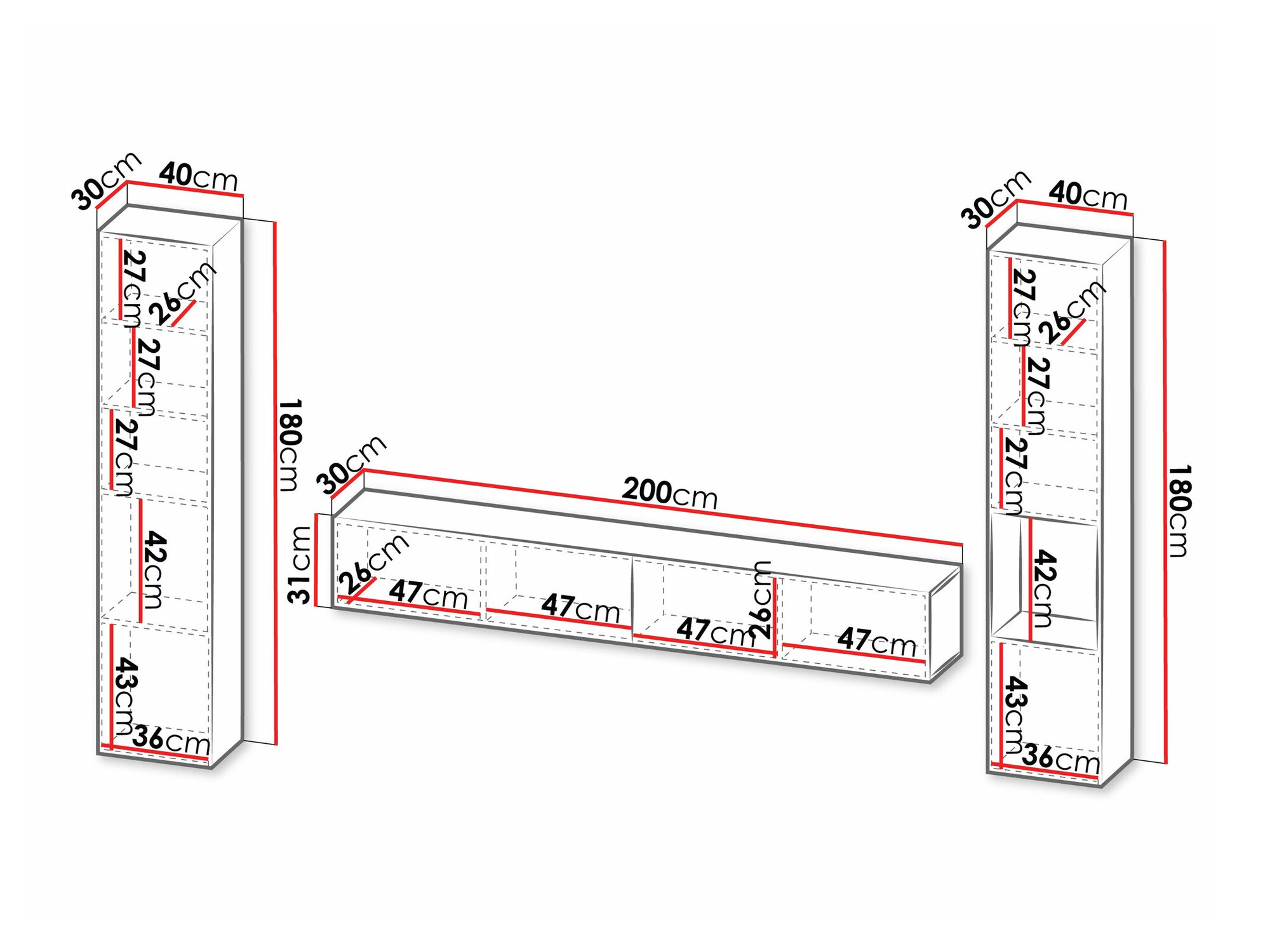 Σετ επίπλων σαλονιού Species I (Μαύρο)