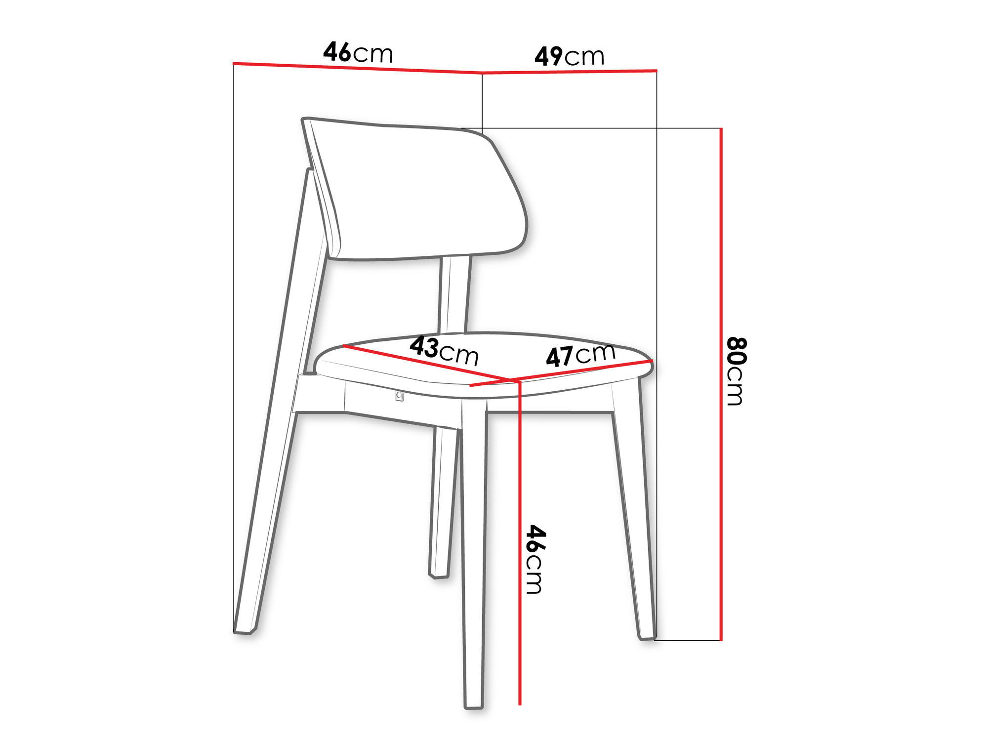 Chair Dearborn 101 (Magic Velvet 2205)