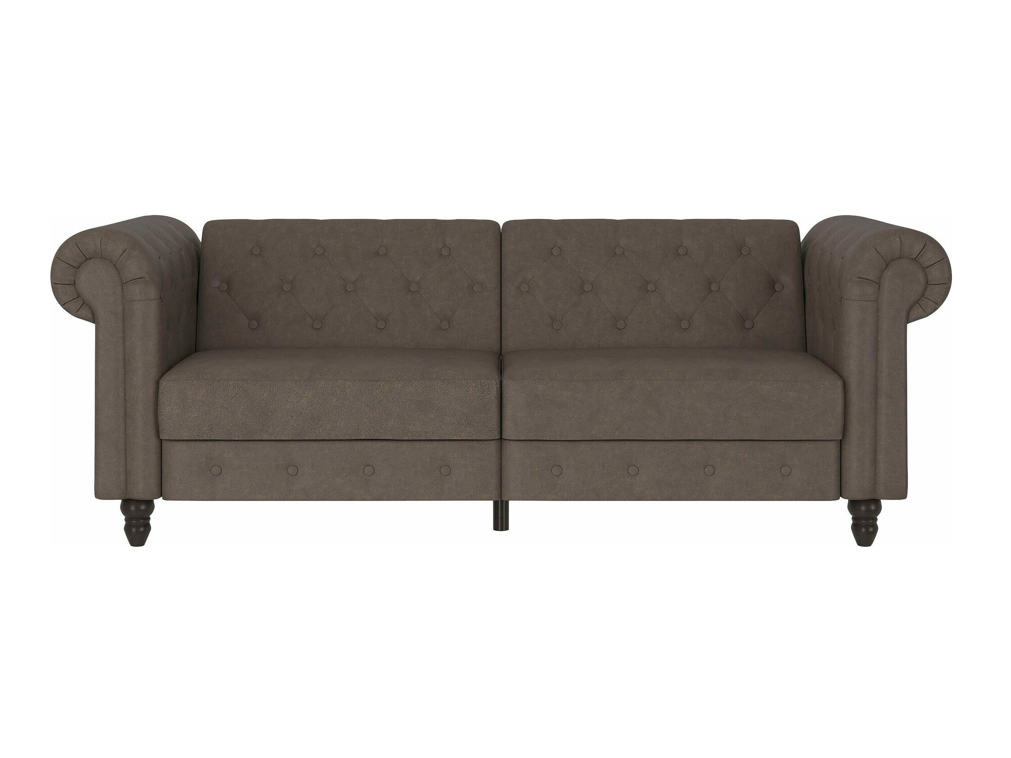 English-style sofa Tulsa 217 (Dark brown)
