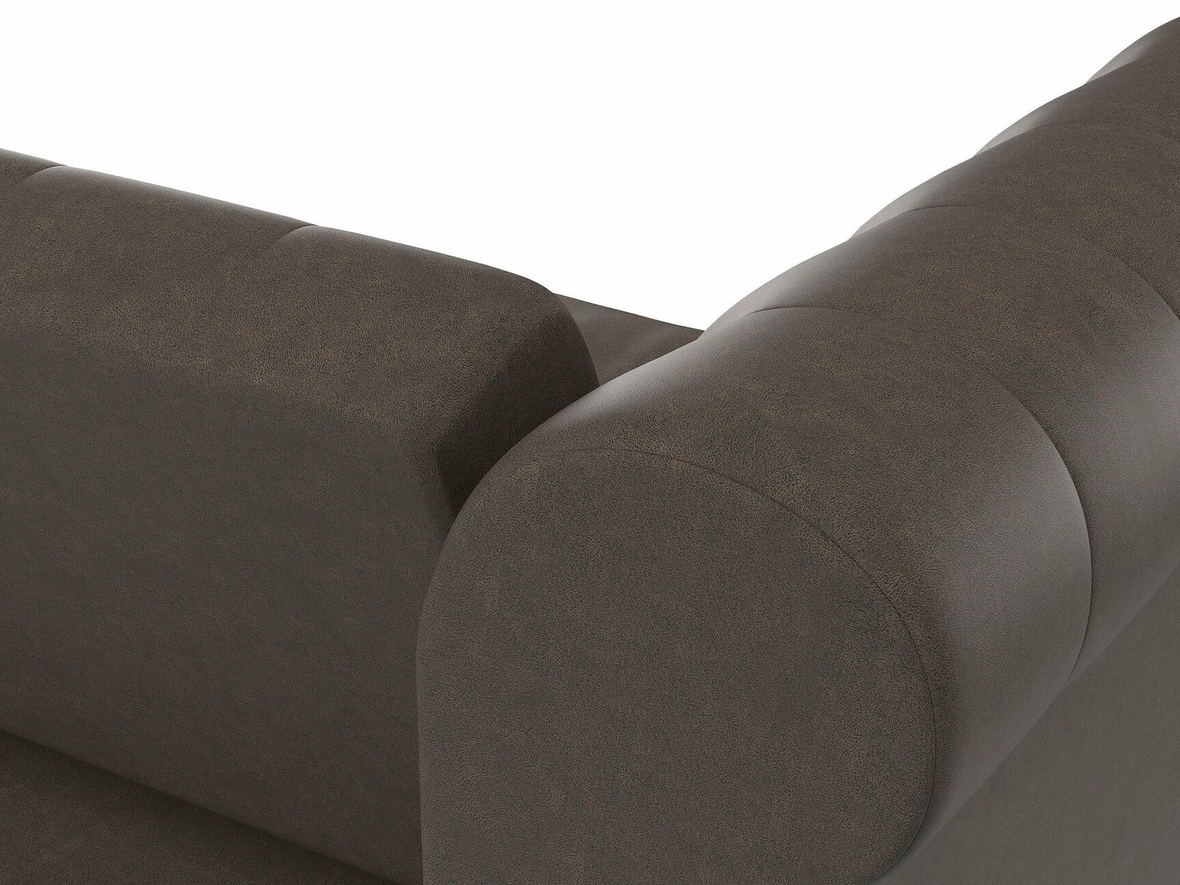 English-style sofa Tulsa 217 (Dark brown)