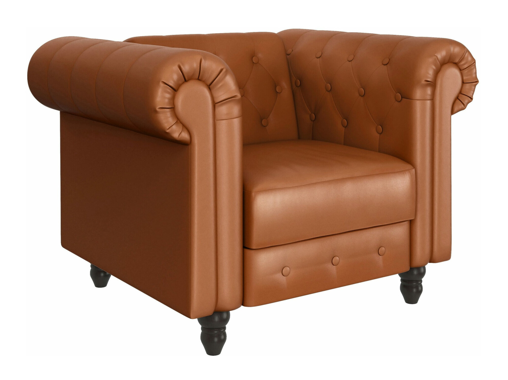 English-style armchair Tulsa 630 (Light brown)