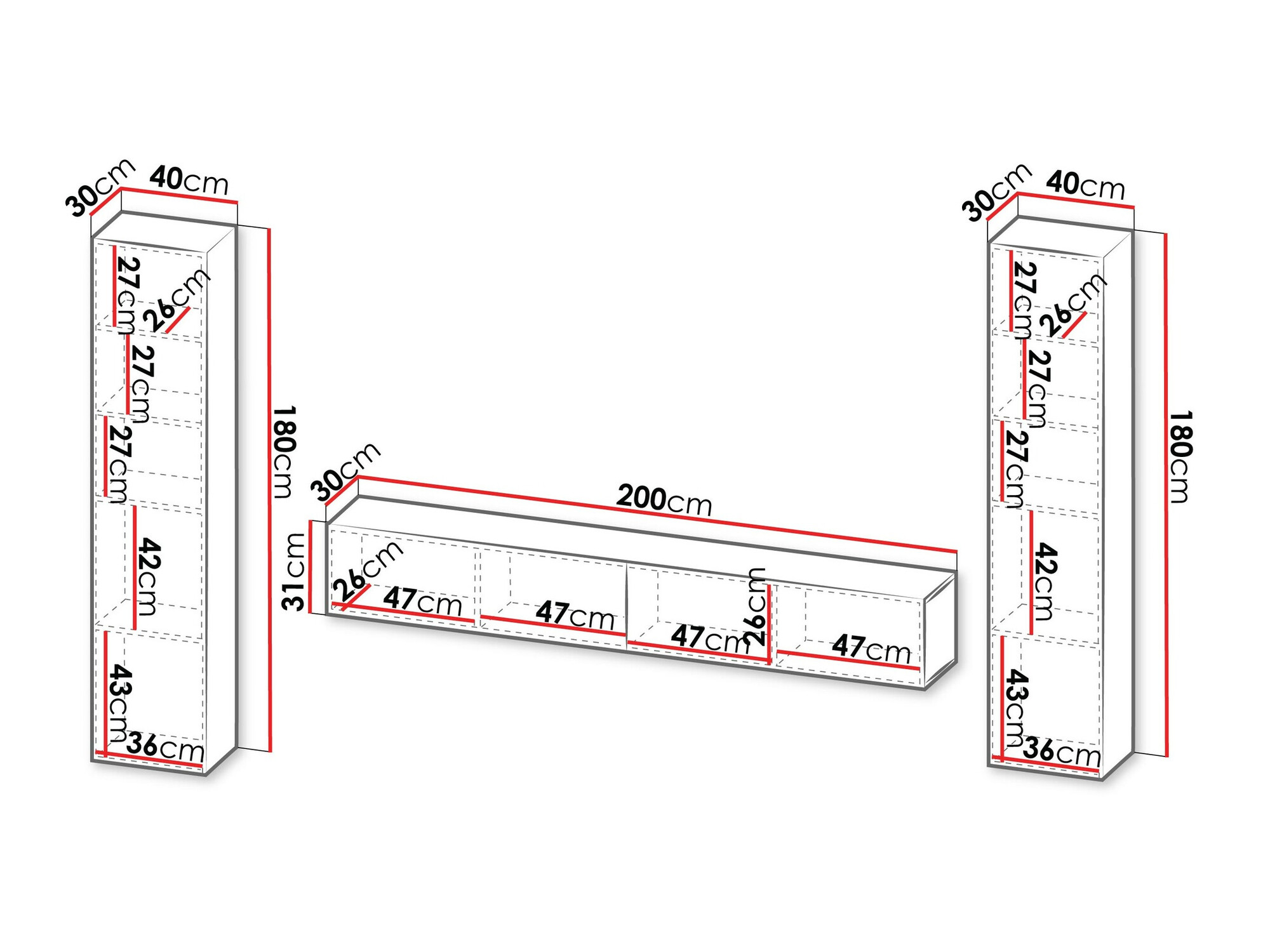 Σετ επίπλων σαλονιού Species II (Μαύρο)