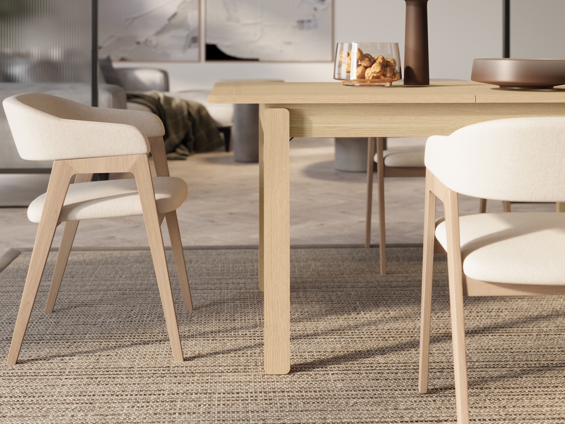 Table Fresno 173 (Light oak)