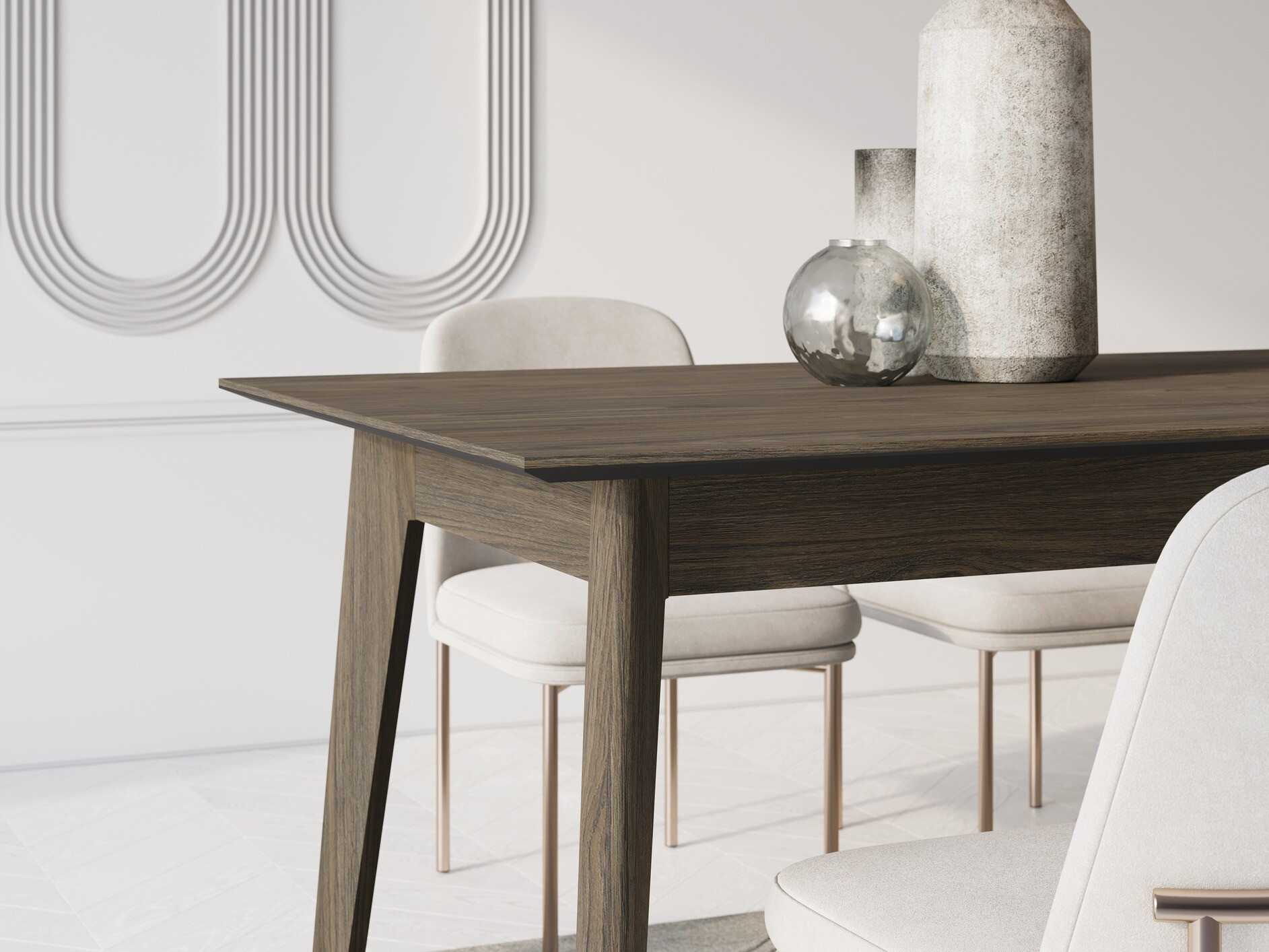 Table Fresno 174 (Dark oak)