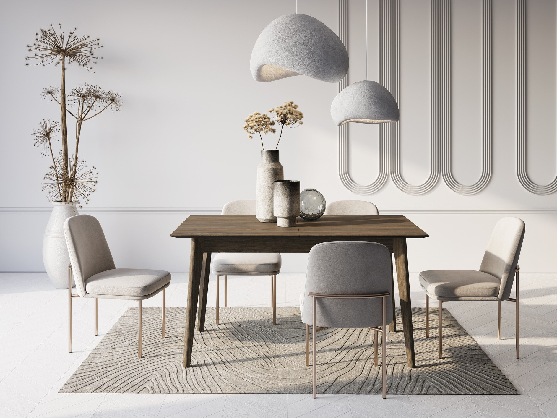 Table Fresno 174 (Dark oak)
