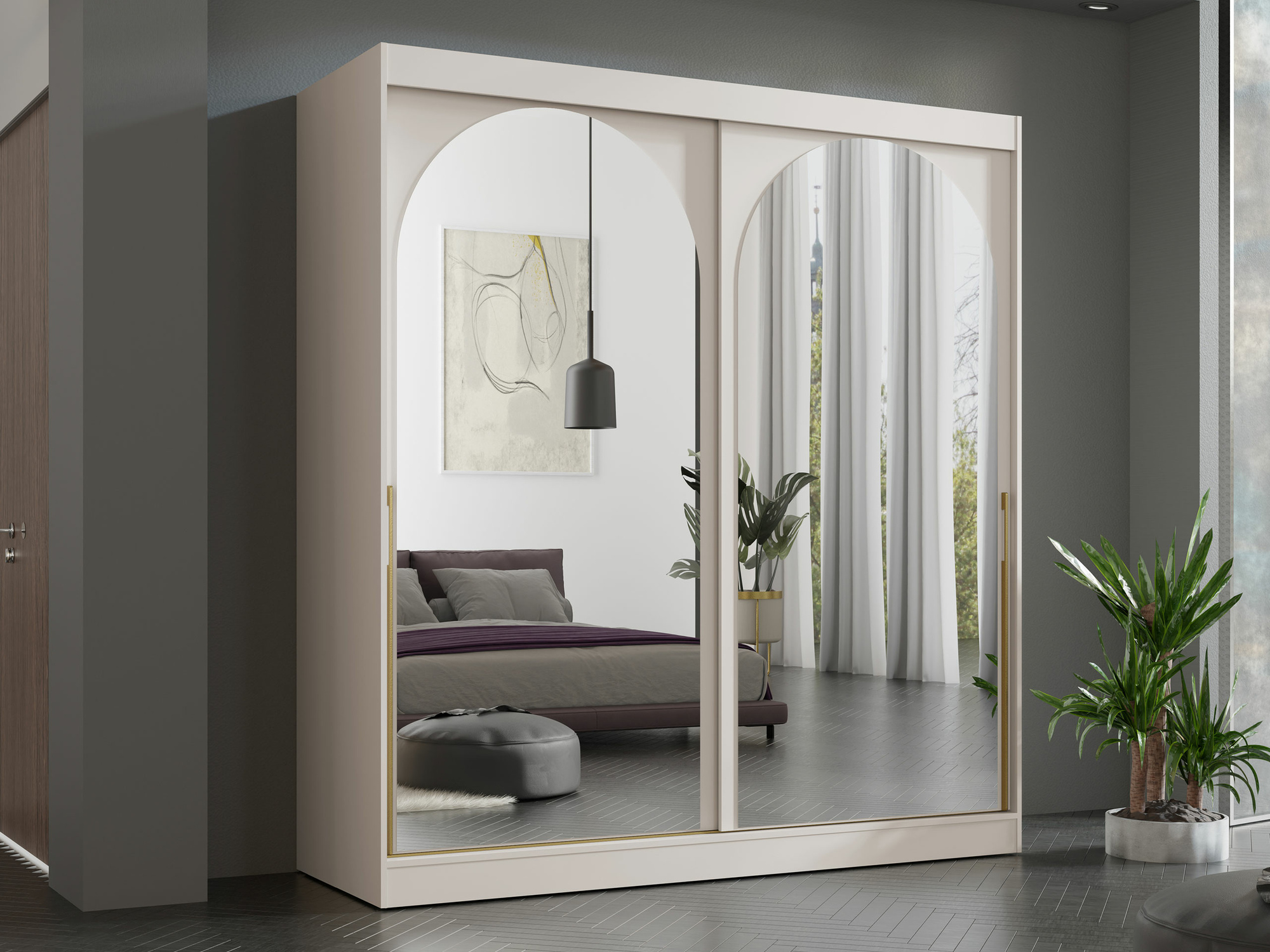 Wardrobe Toledo 133 (Cashmere)