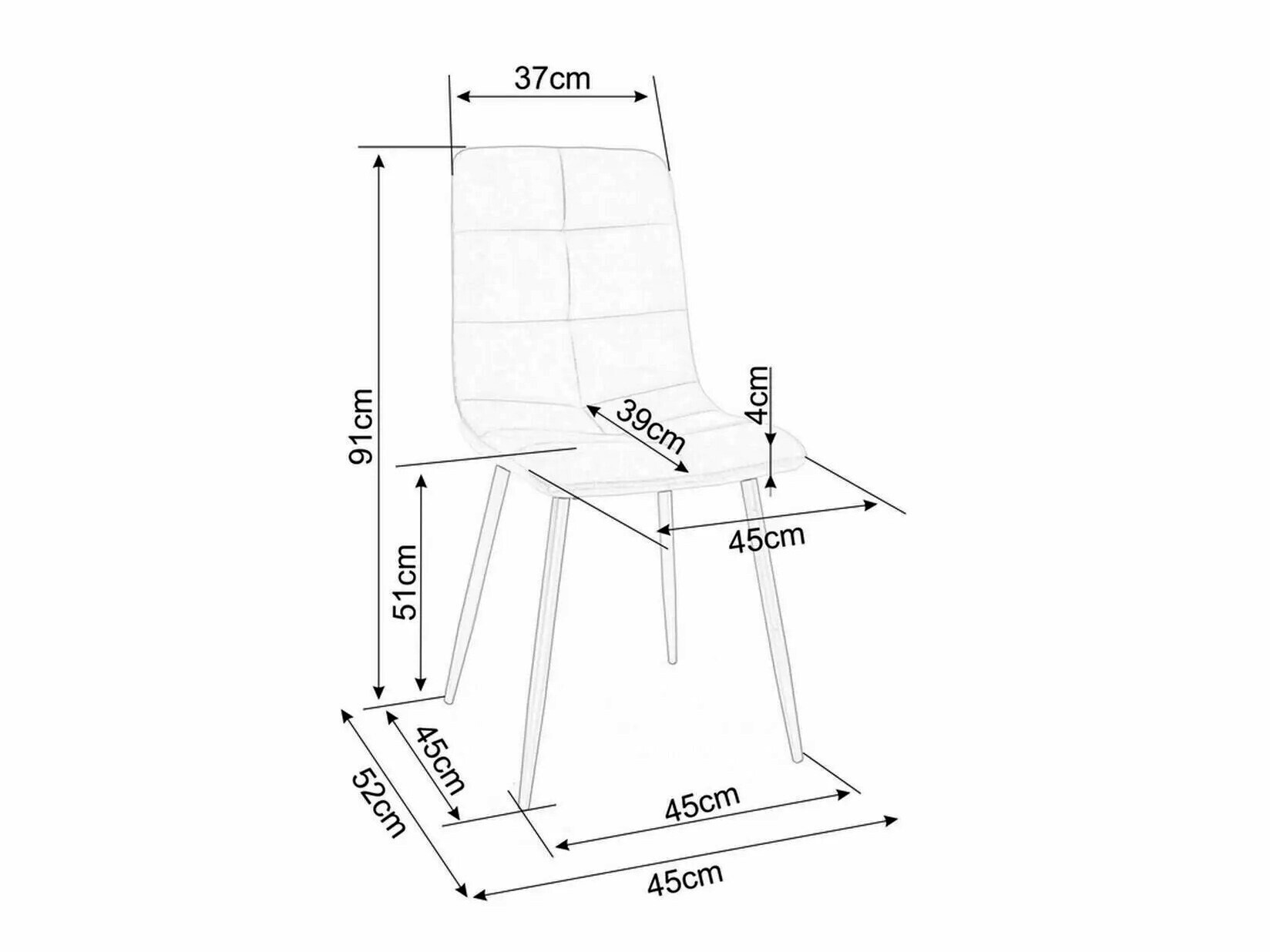 Chair Detroit 748 (Beige)