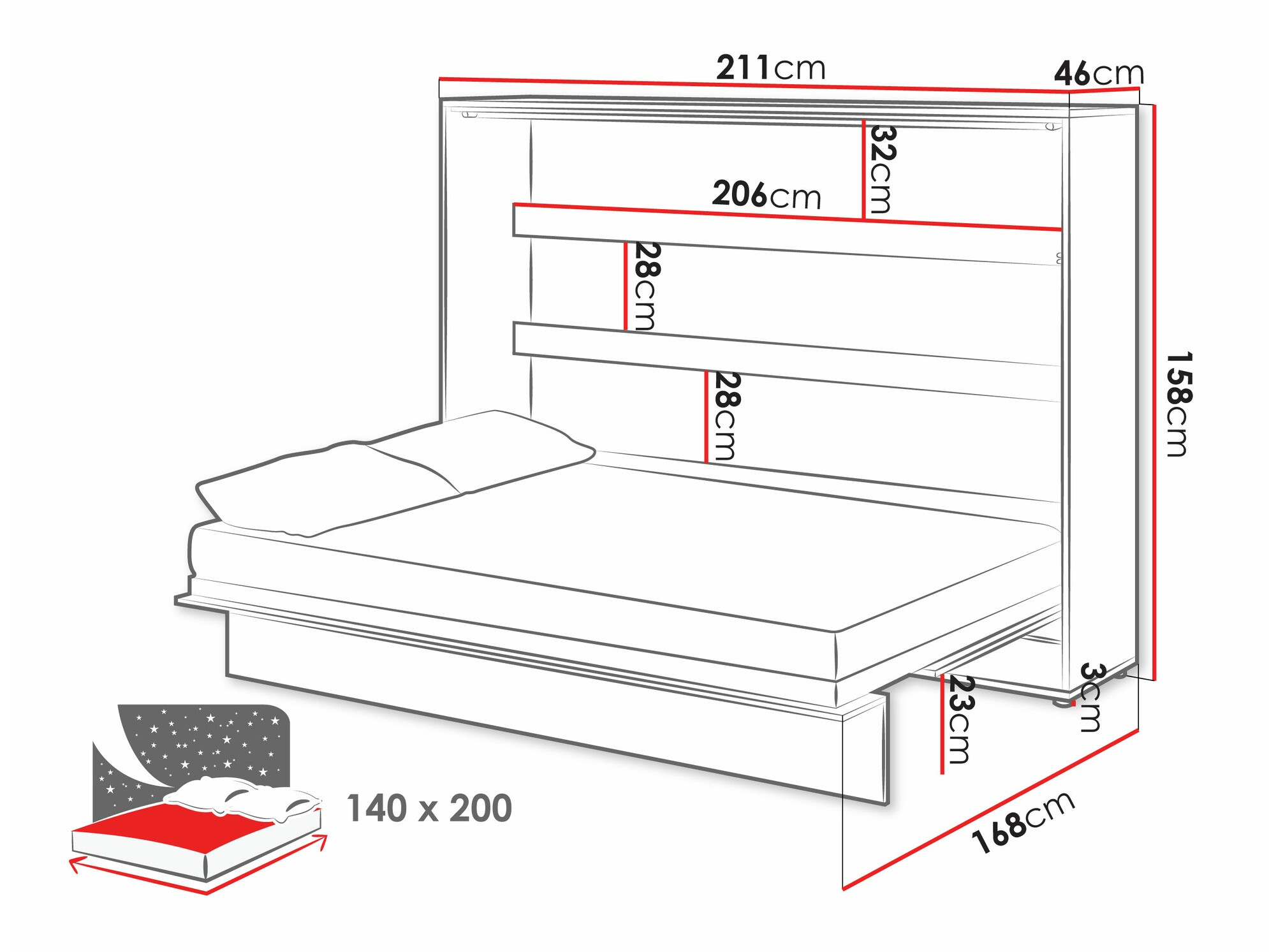 Σετ επίπλων Concept Pro Lenart Levfere 143
