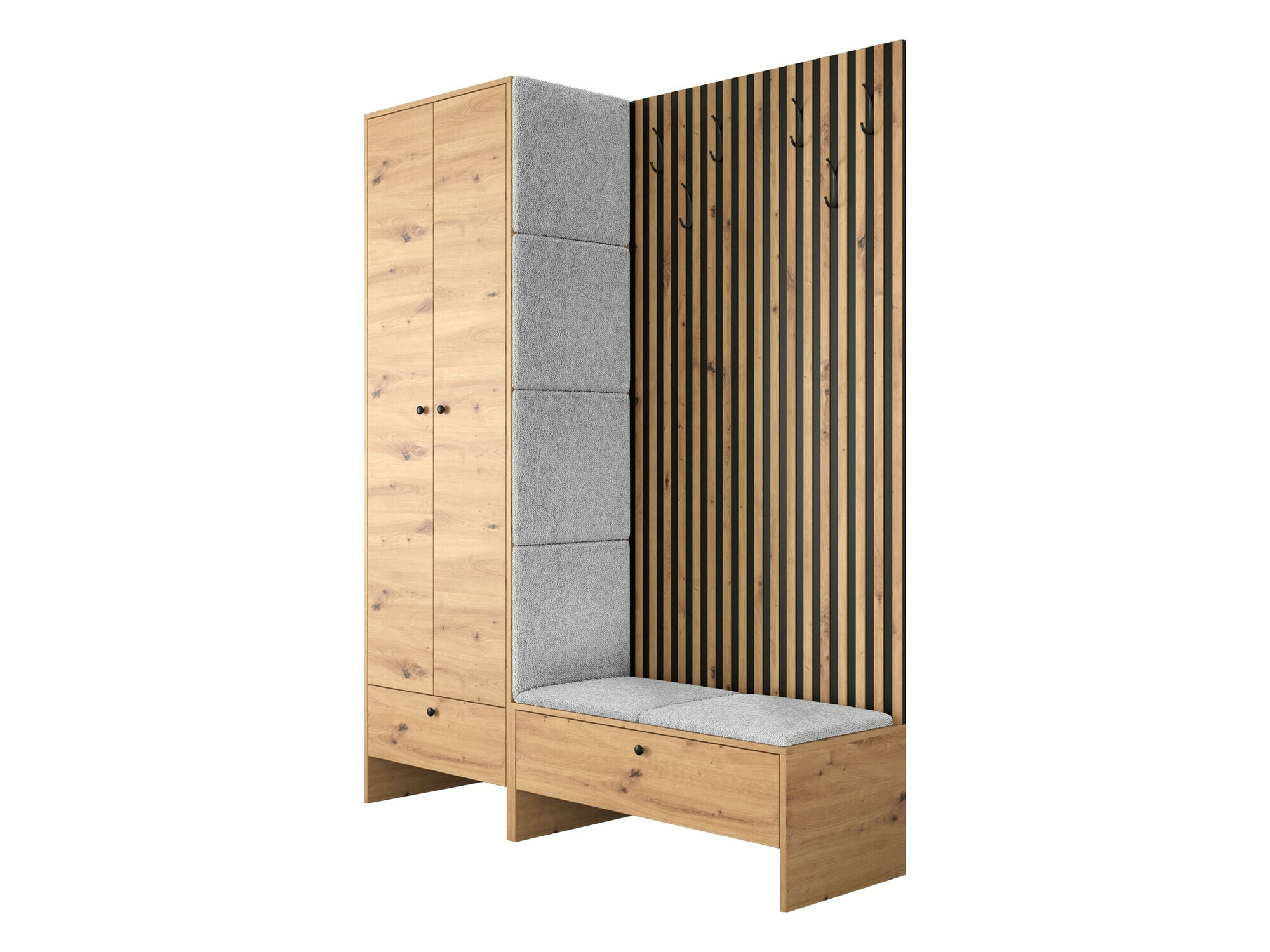 Σετ διαδρόμου Donio III (Artisan βελανιδιά + Abriamo 6)