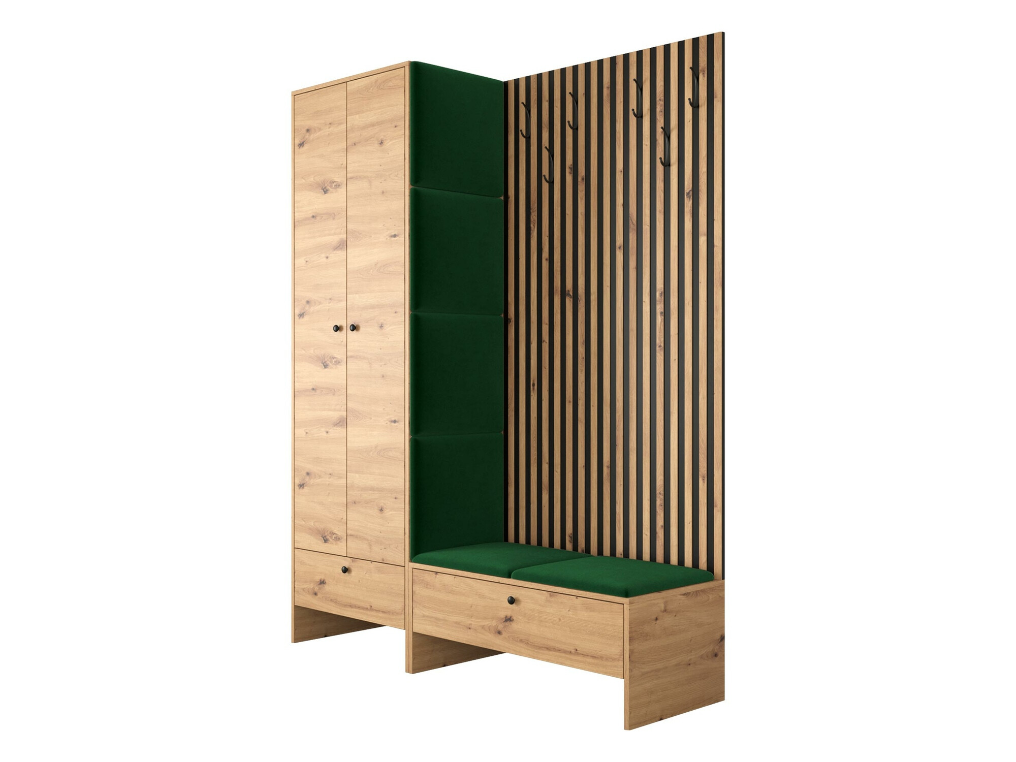 Σετ διαδρόμου Donio III (Artisan βελανιδιά + Manila 35)