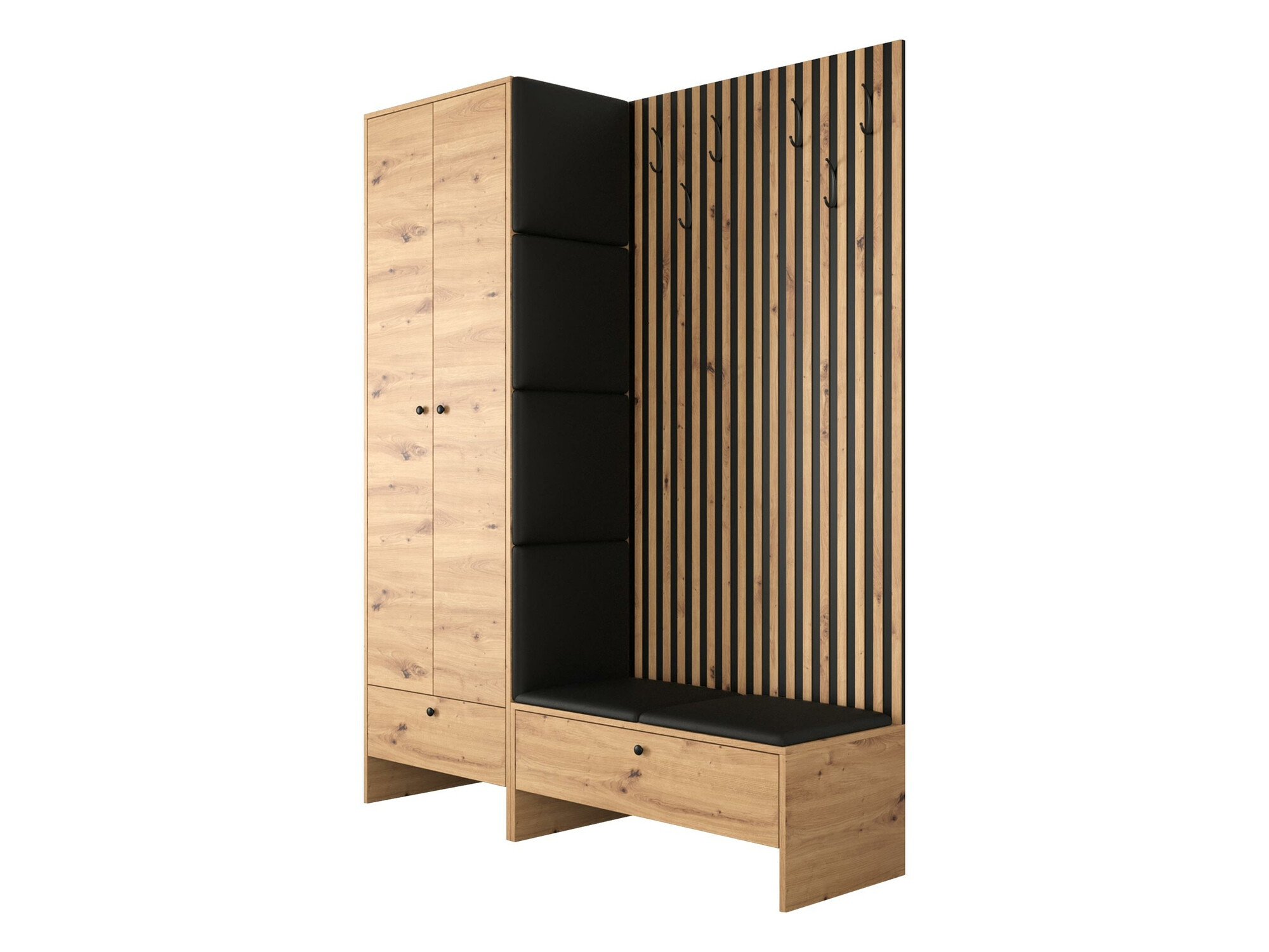 Σετ διαδρόμου Donio III (Artisan βελανιδιά + Soft 011)