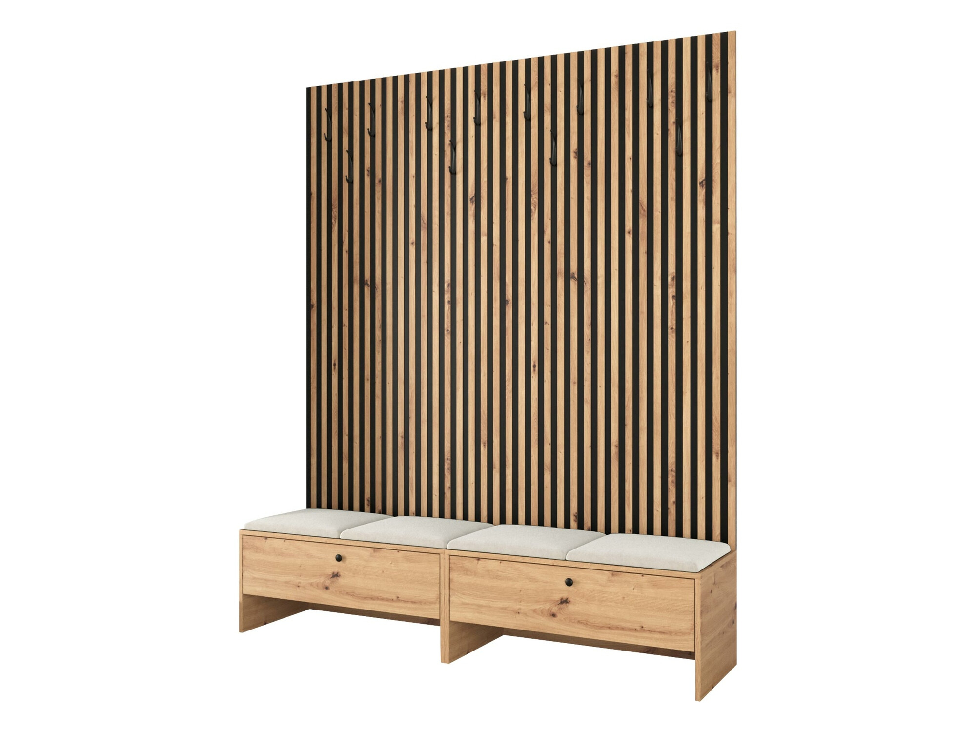 Σετ διαδρόμου Donio V (Artisan βελανιδιά + Manila 02)