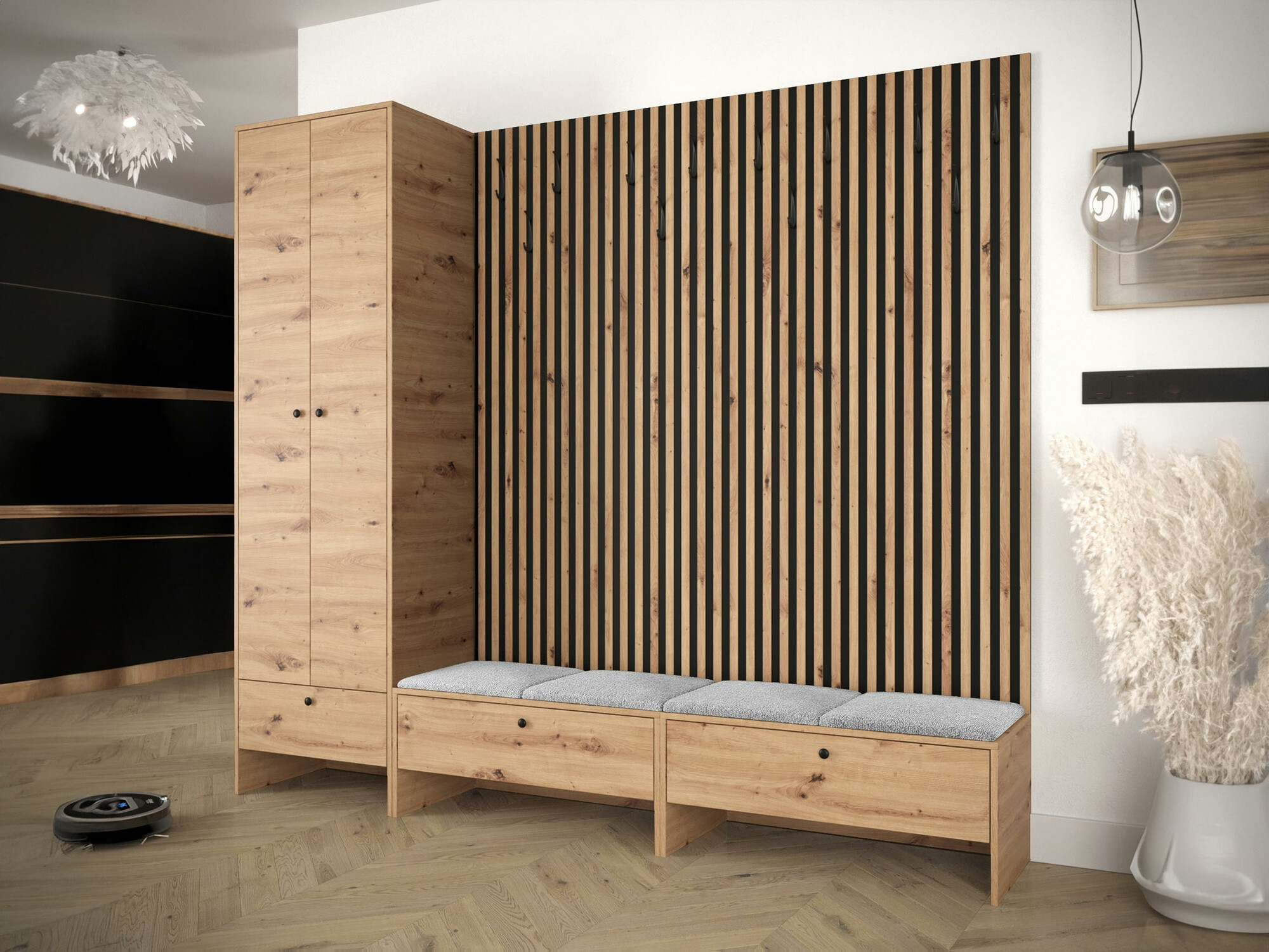 Σετ διαδρόμου Donio VI (Artisan βελανιδιά + Abriamo 06)