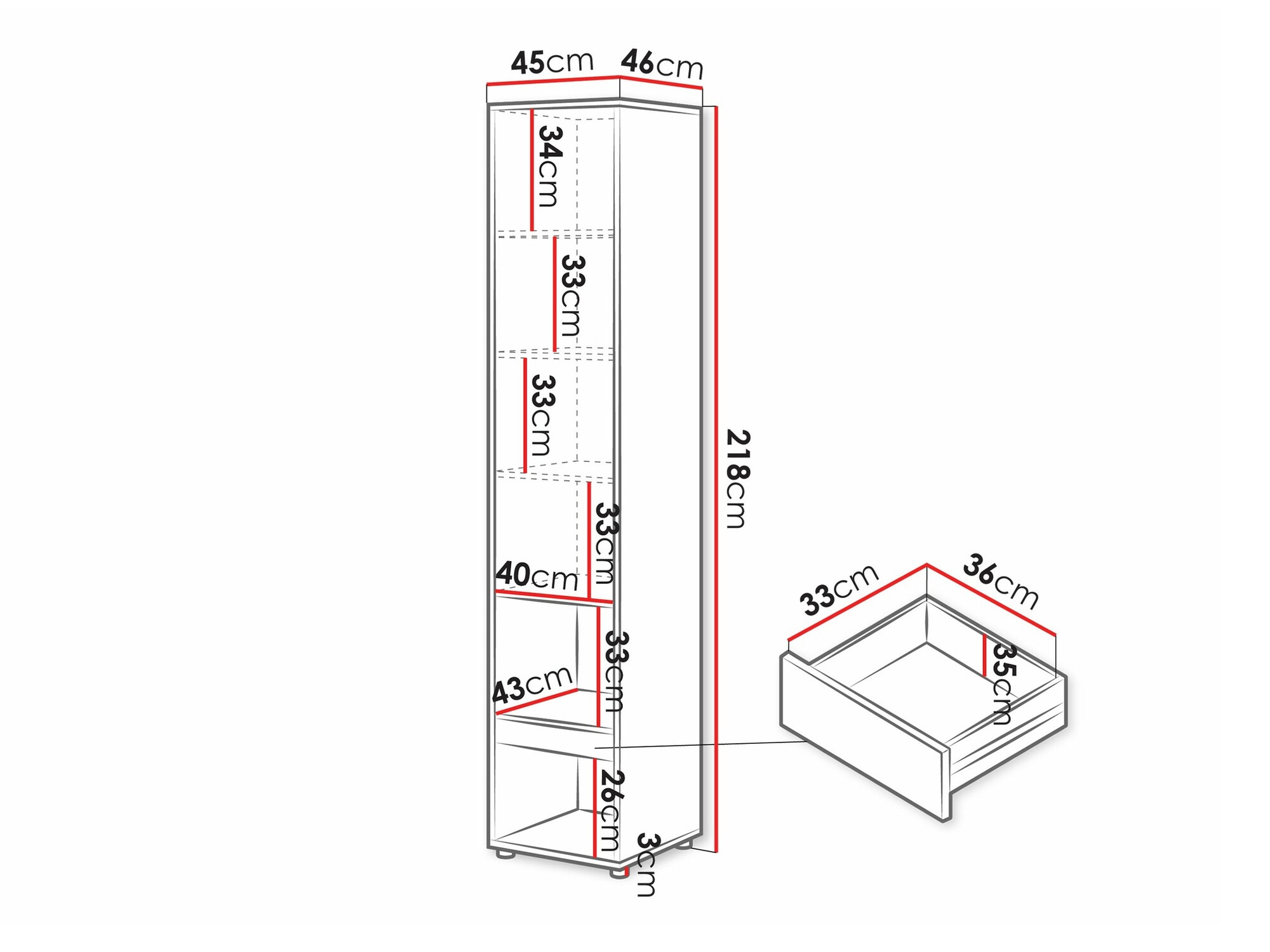 Σετ επίπλων Concept Pro Lenart Levfere 144 (Γκρι)