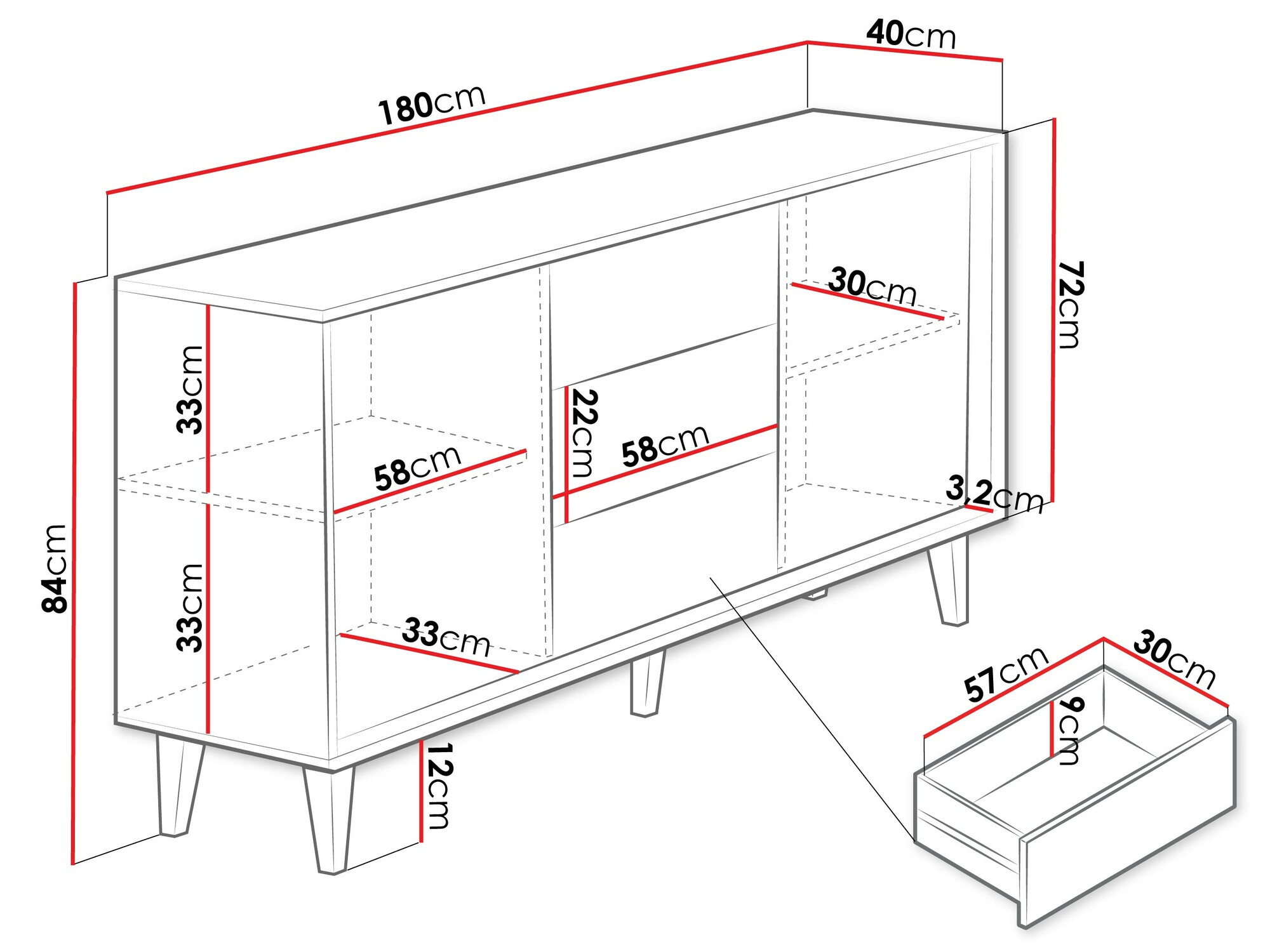 Συρταριέρα Comfivo Romtori I