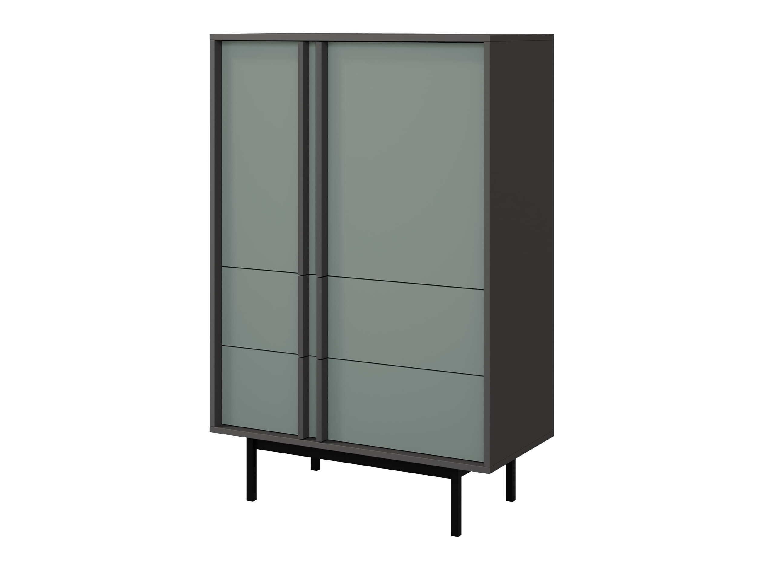 Chest of drawers Levali 104 (Dusty green)