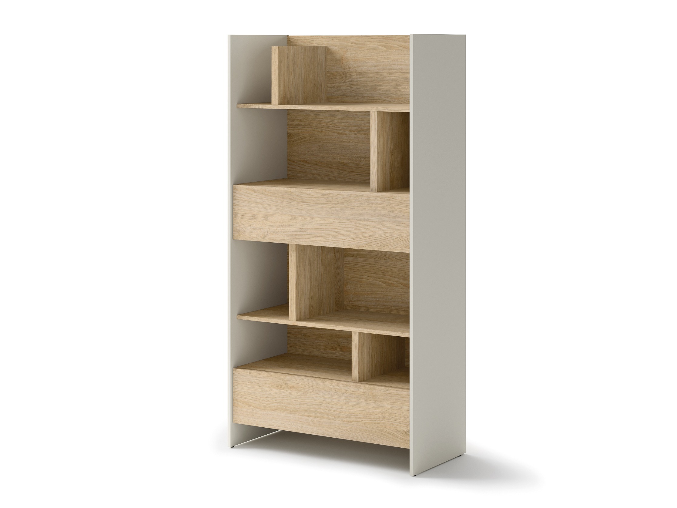 Βιβλιοθήκη Concept Pro Lenart XI (Κασμίρι + Δρυς)