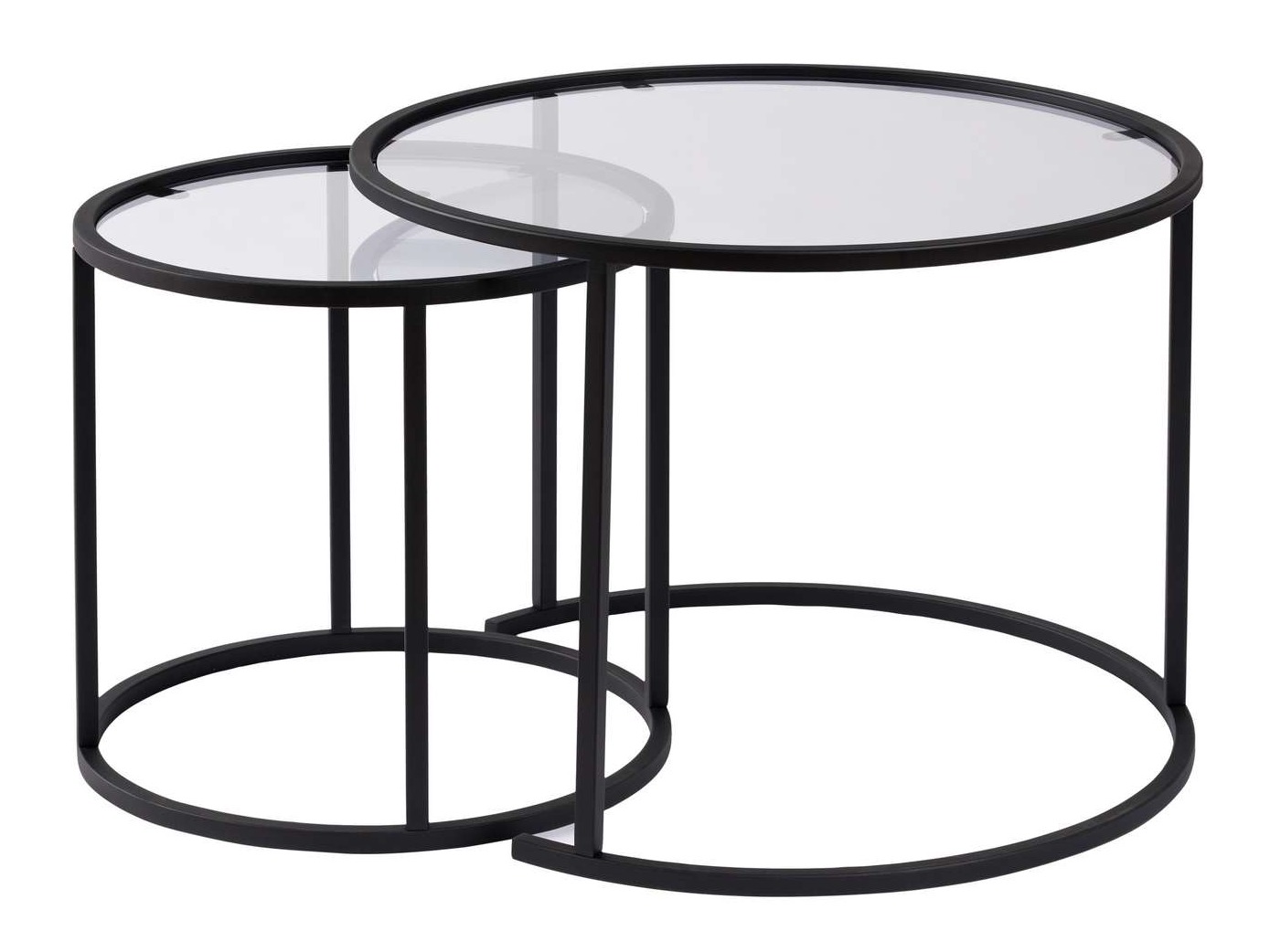 Nest of coffee tables Novato 123 (Black)