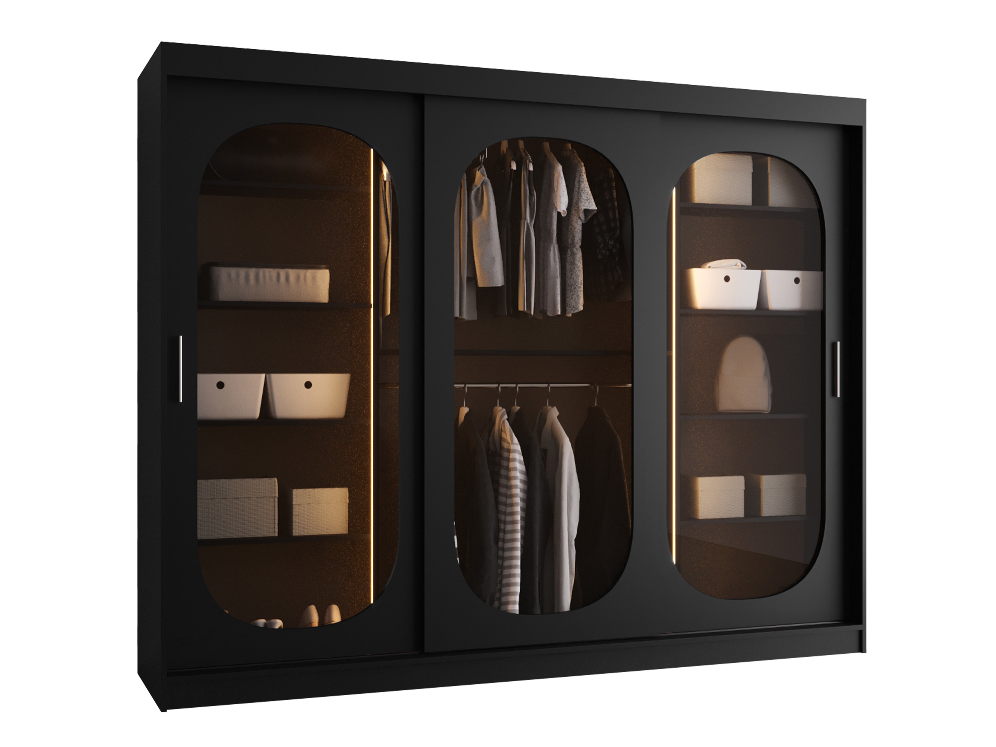 Wardrobe Hartford 522 (Black)