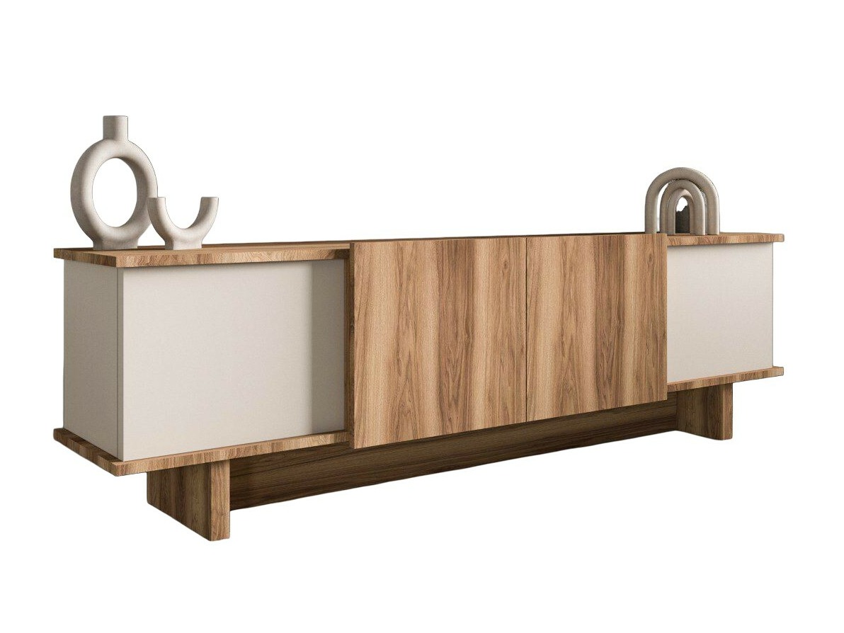 TV stand Kailua 2513 (Beige + Walnut)