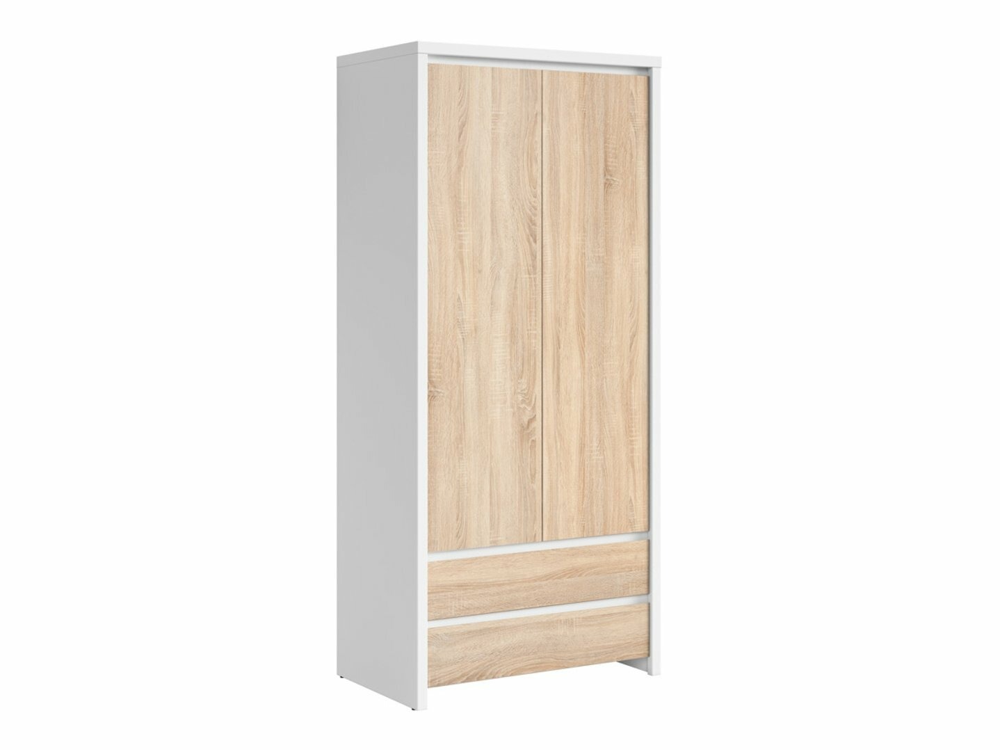 Wardrobe Nolroma 117 (White + Sonoma oak)