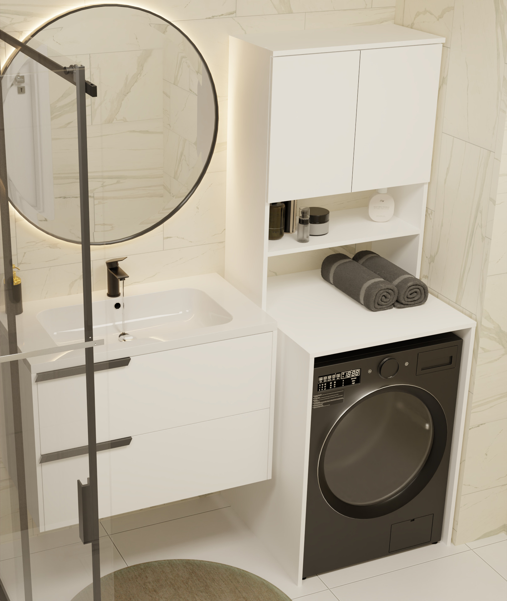 Bathroom shelf Balelbo 107