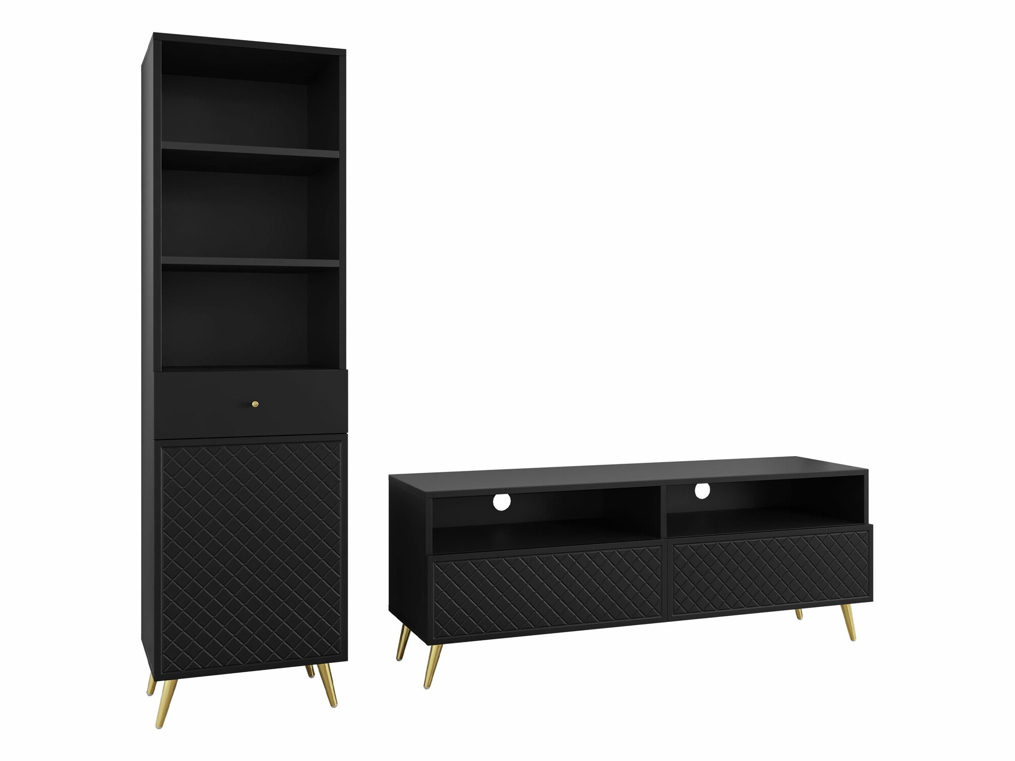 Σετ επίπλων Comfivo Nuromo 110 (Μαύρο)