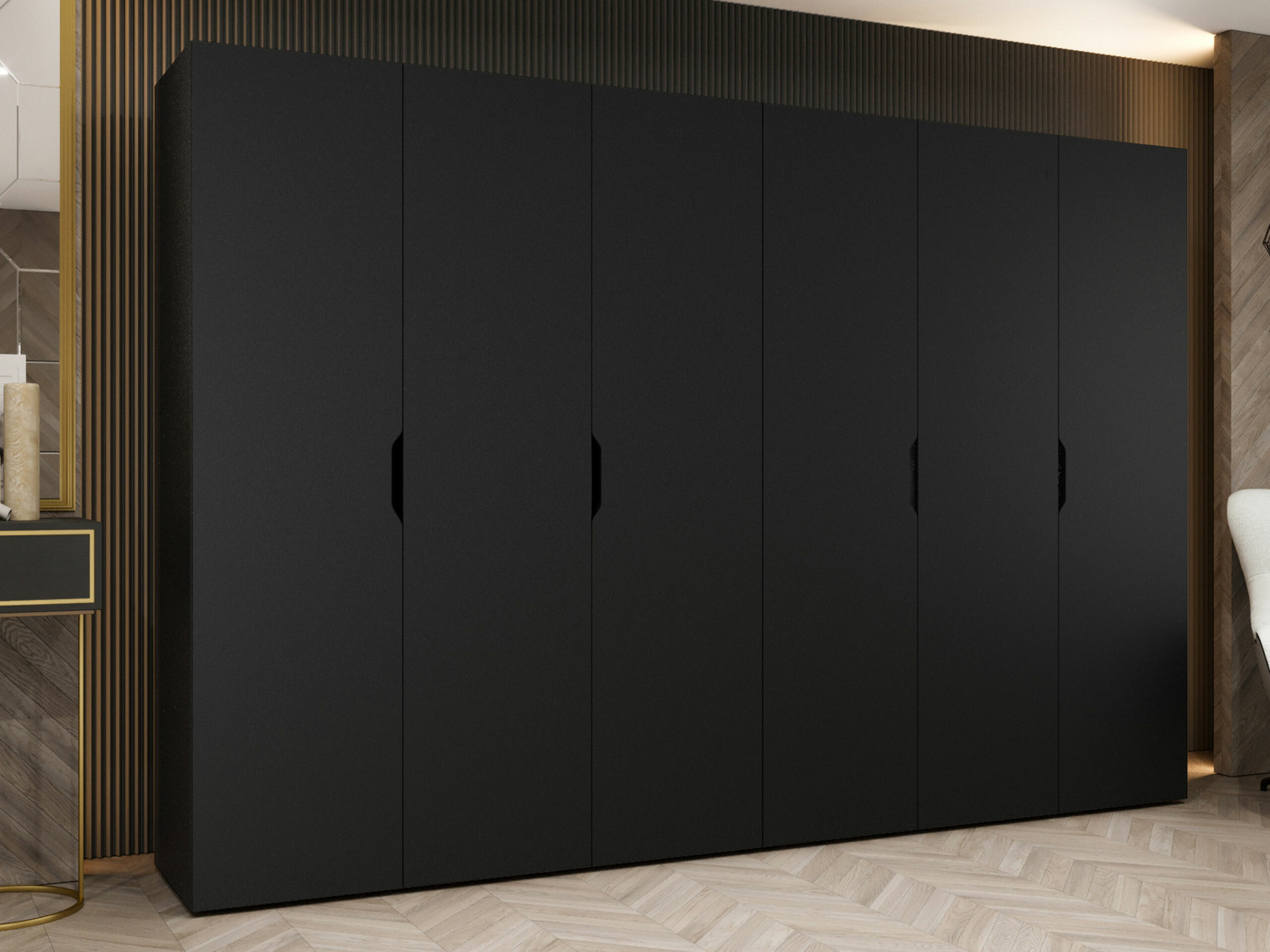 Wardrobe Hartford 517 (Black)