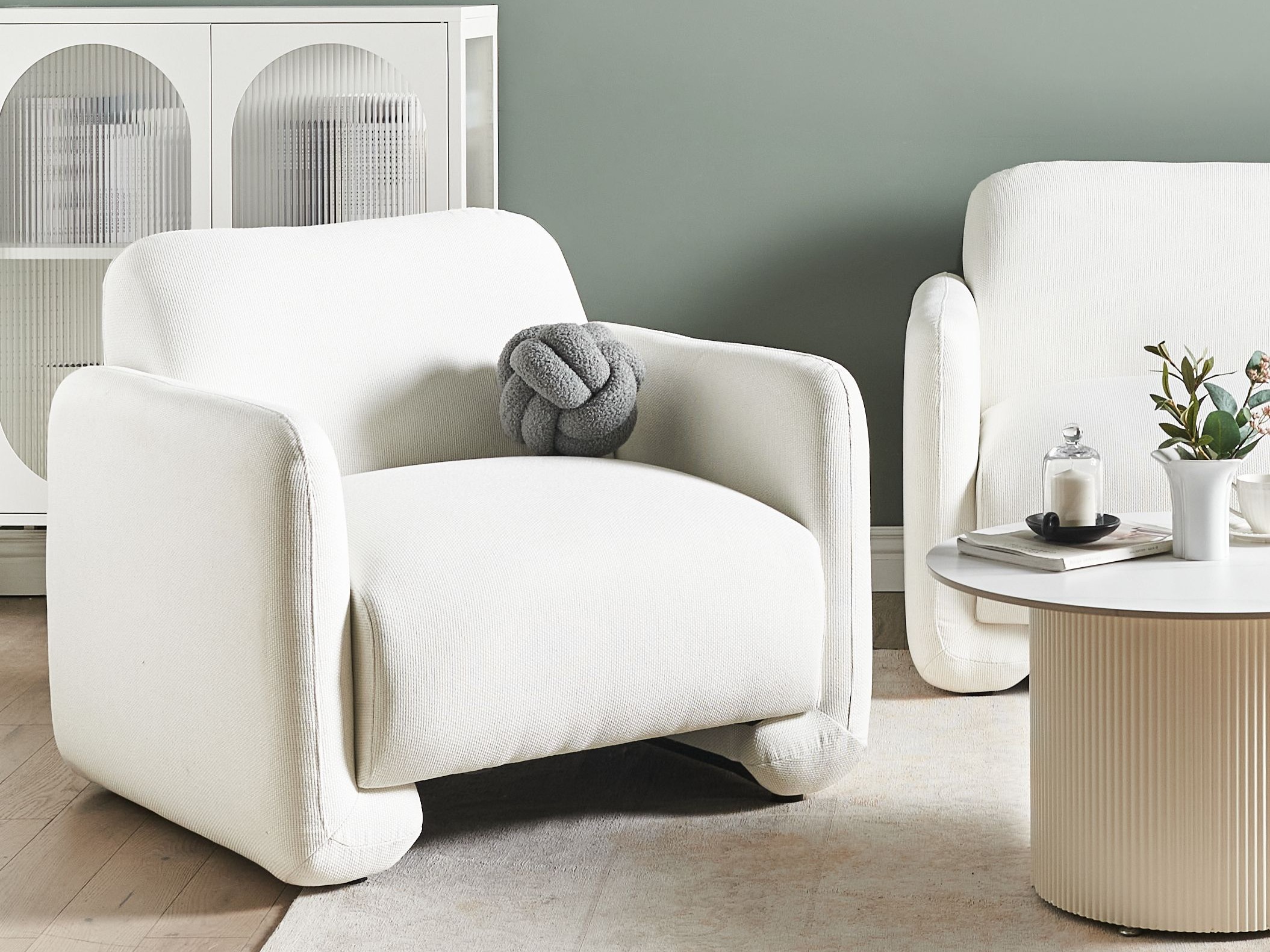 Armchair Berwyn 2701 (White)