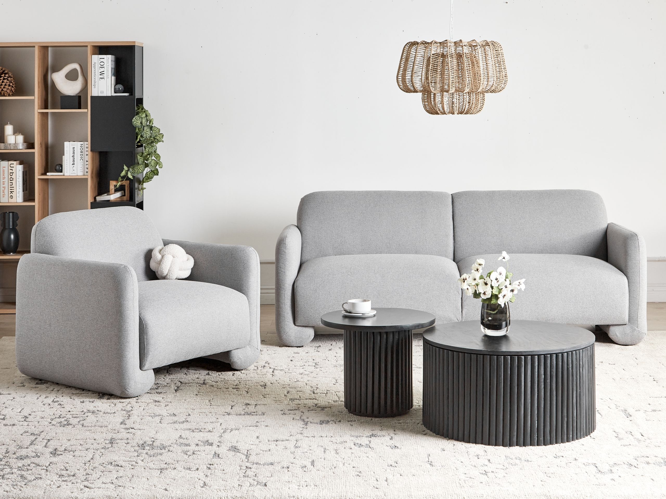 Καναπές Berwyn 2702 (Γκρι)