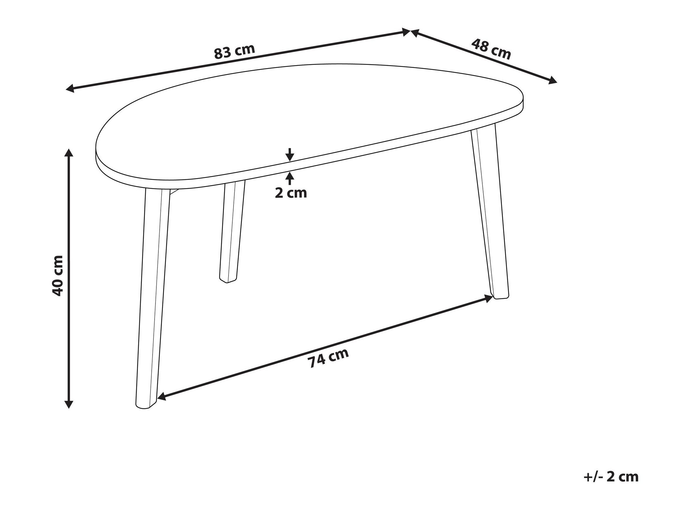 Τραπεζάκι σαλονιού Berwyn 2699