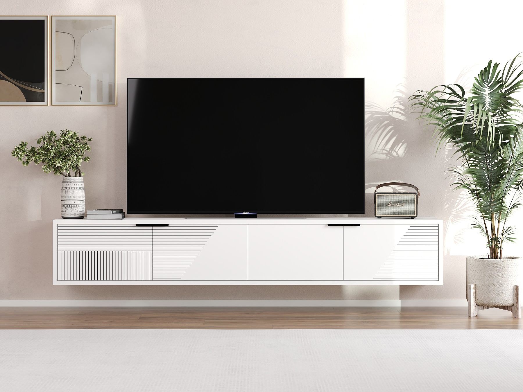TV stand Kailua 2548 (White)