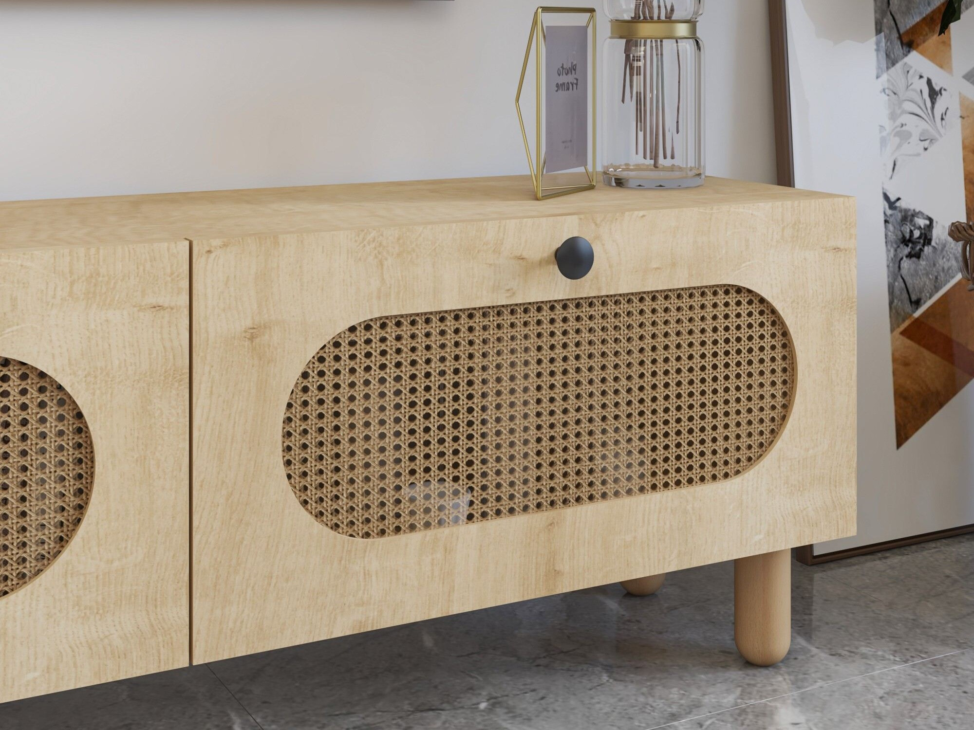 Έπιπλο τηλεόρασης Kailua 2553 (Δρυς)