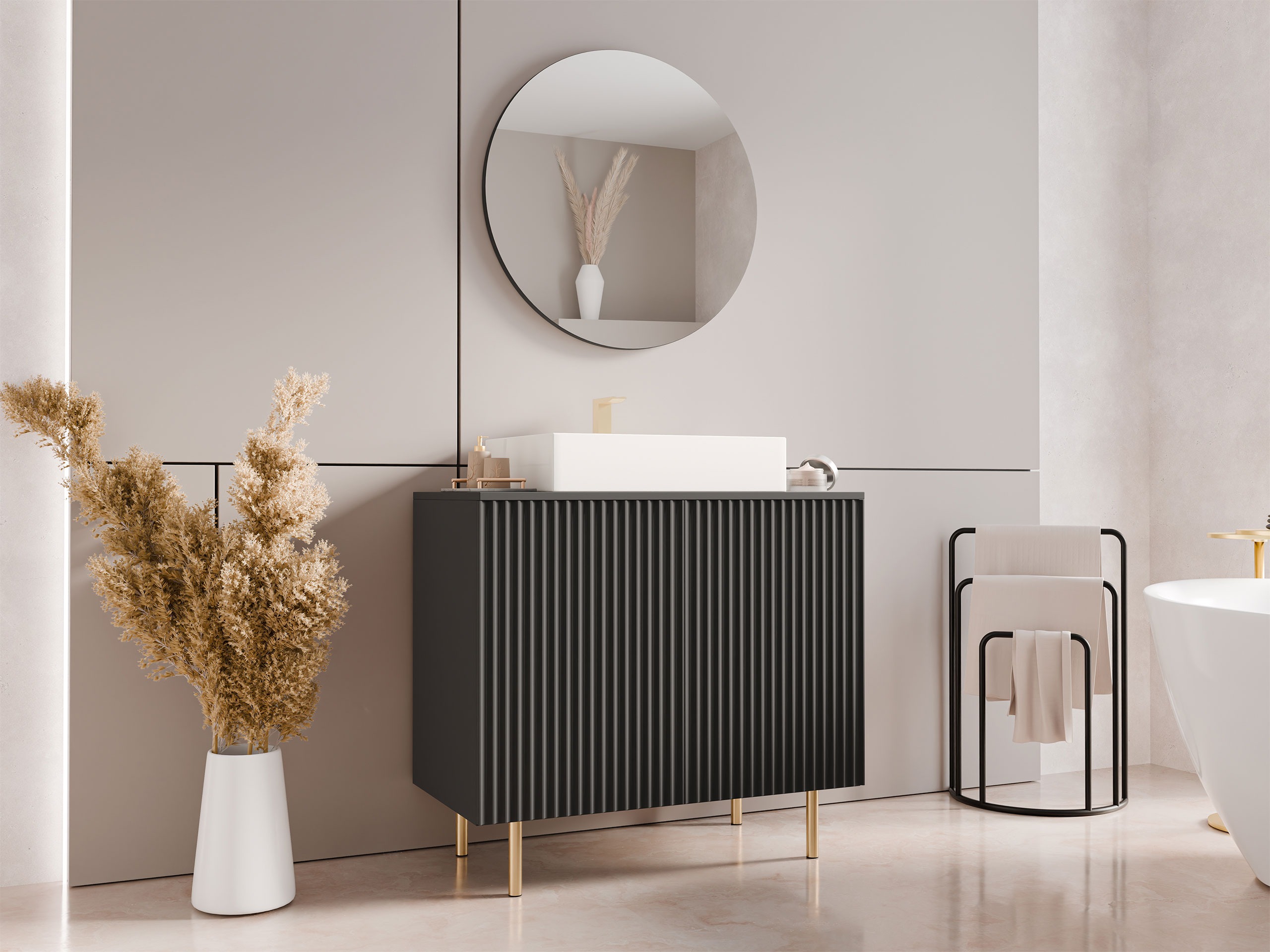 Bathroom set Decus I (Black)