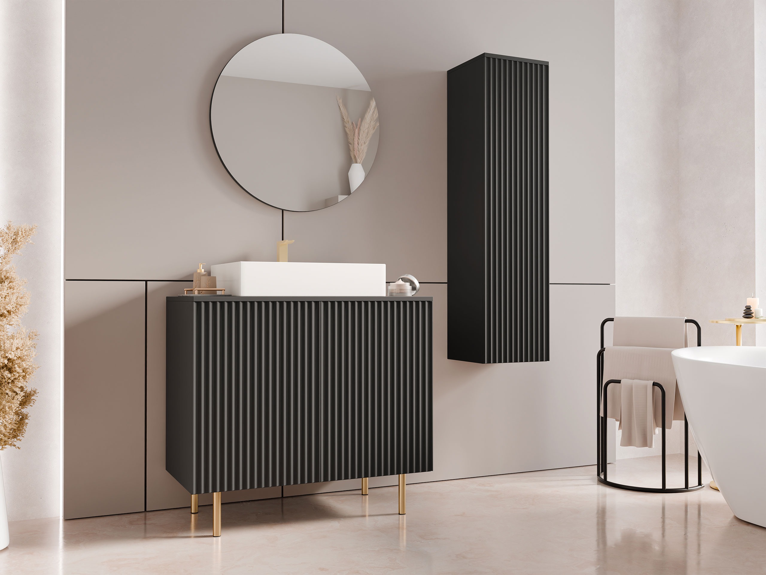 Bathroom set Decus II (Black)