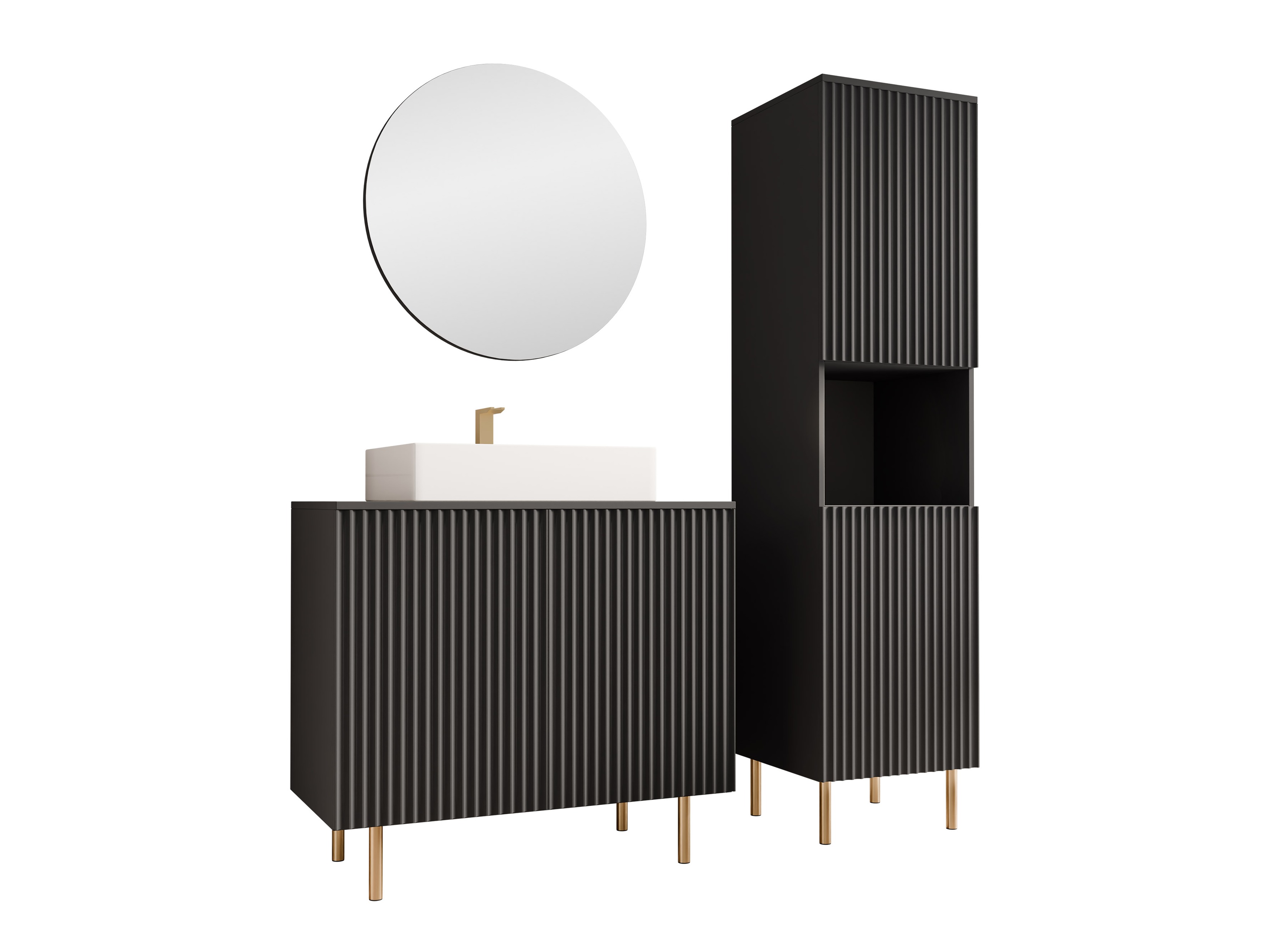 Σετ μπάνιου Decus III (Μαύρο)