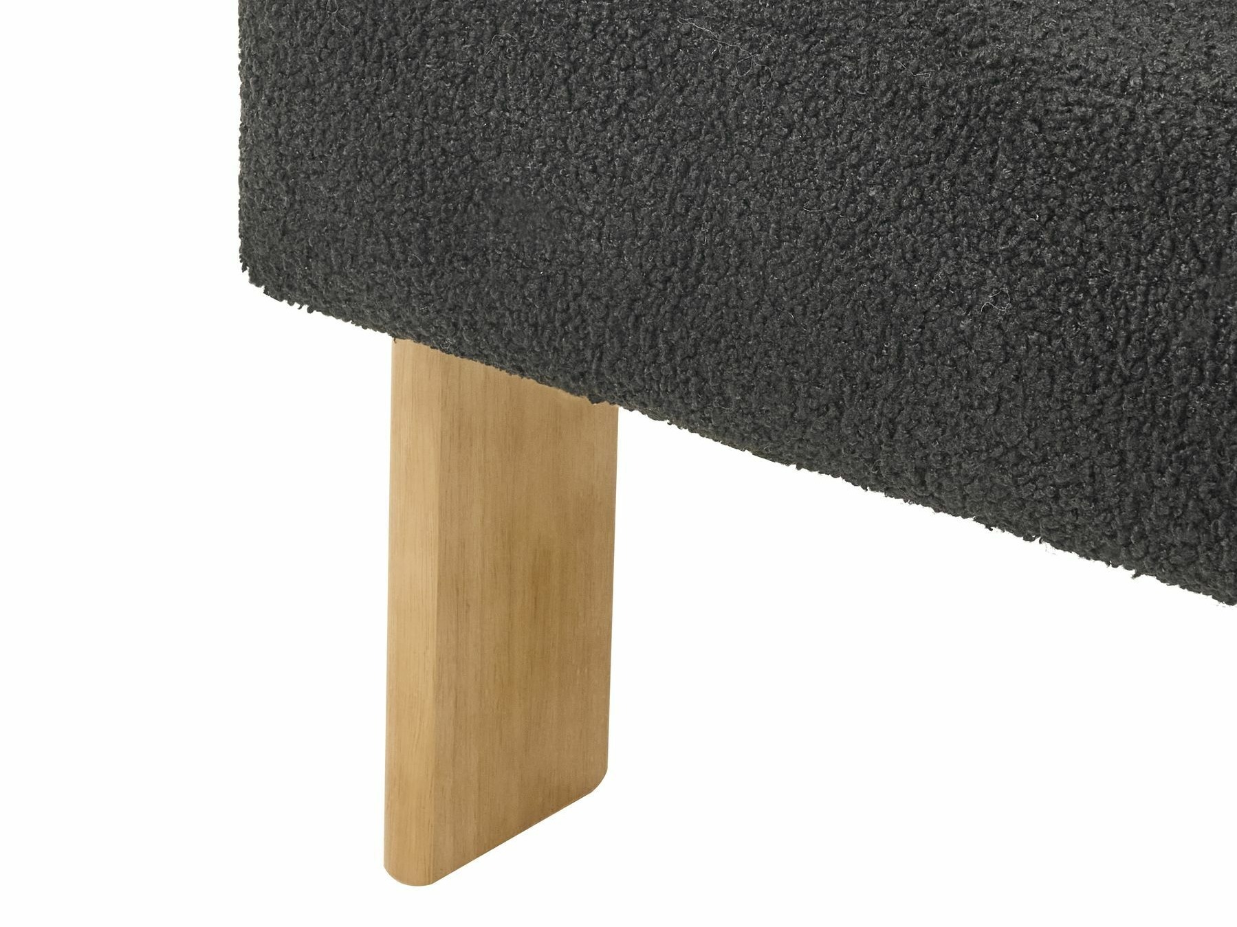 Σετ ταπετσαρισμένων επίπλων Berwyn 2710 (Μαύρο + Ανοιχτό χρώμα ξύλου)