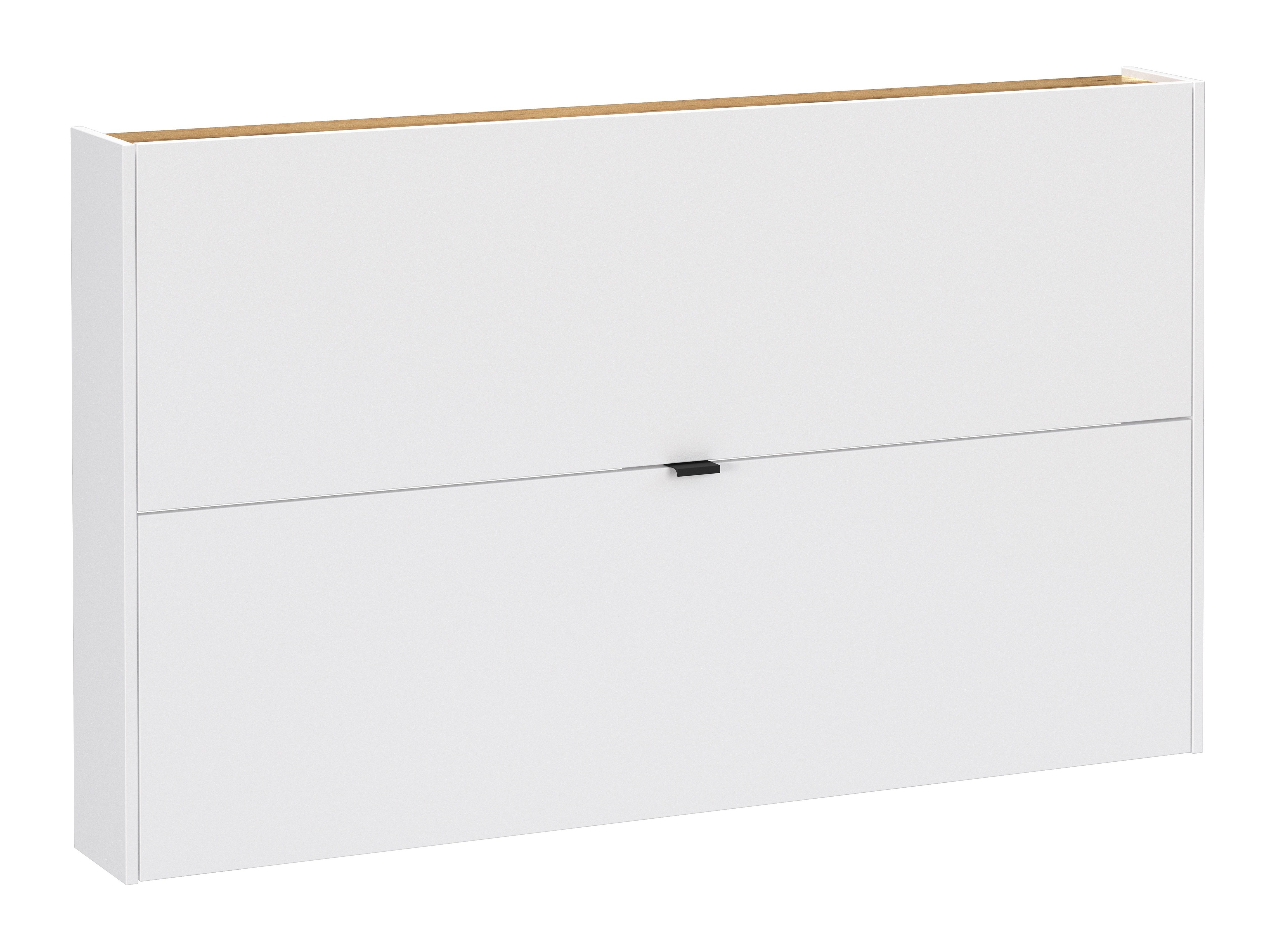 Παπουτσοθήκη Cirsale 108 (Άσπρο + Navarra δρυς)