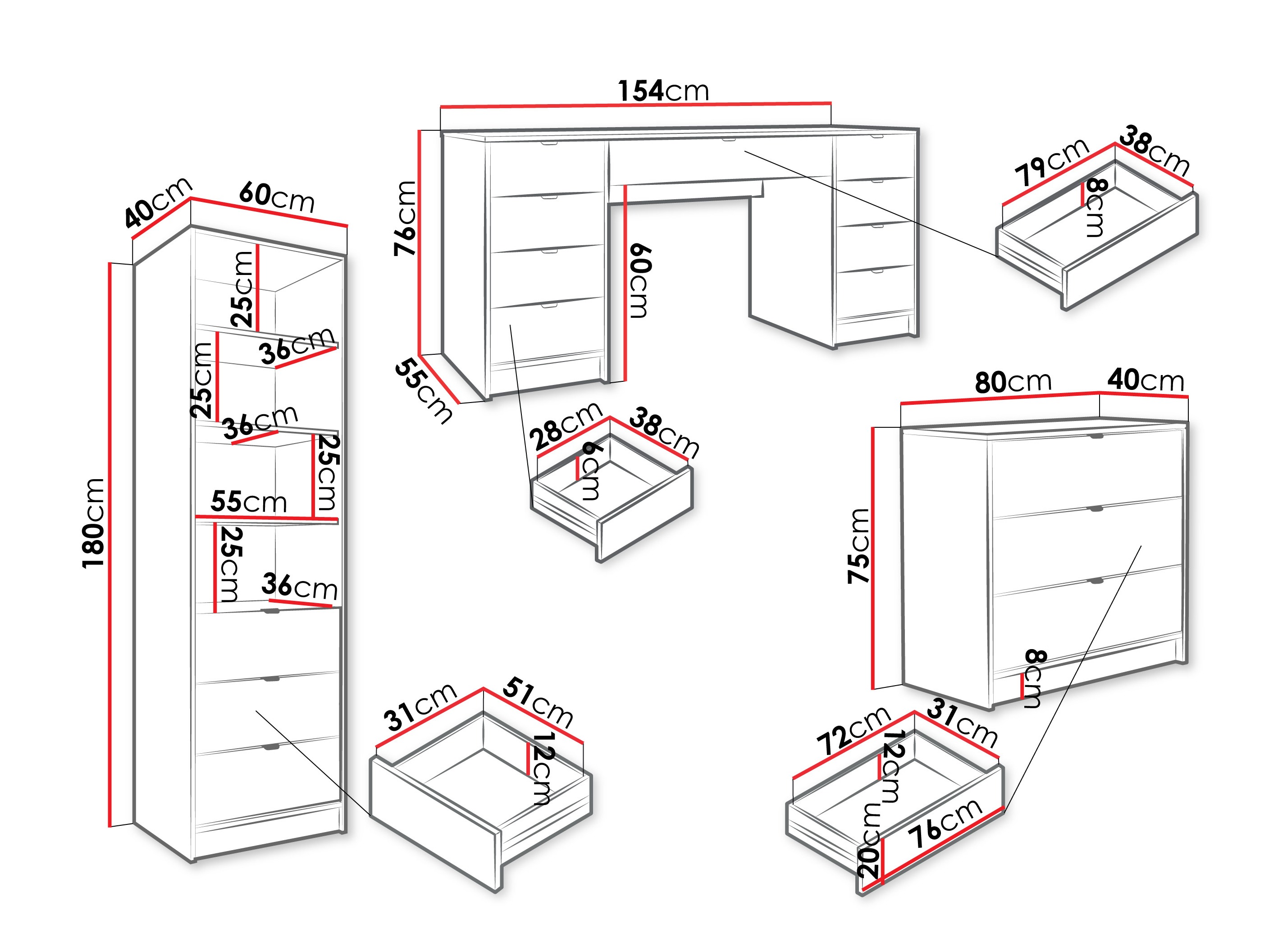 Σετ γραφείου για το σπίτι Comfivo Papilio VI (Μπεζ)
