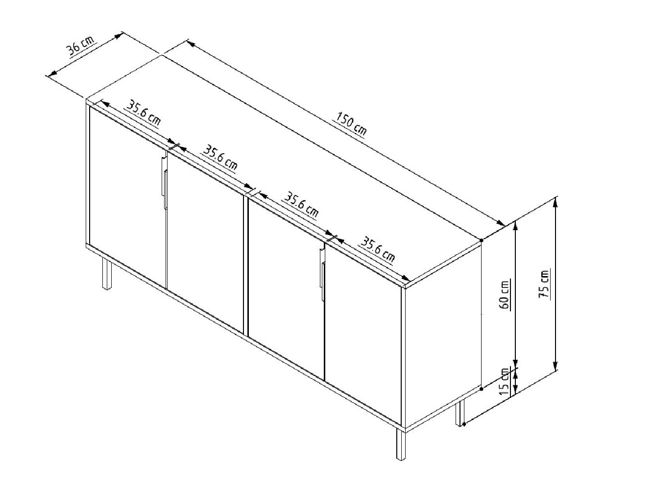 Sideboard Kailua 2567