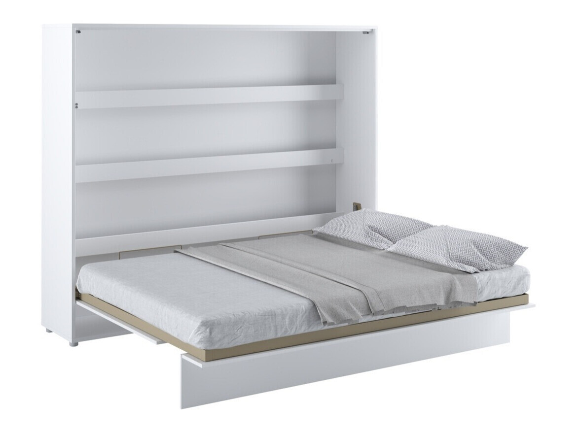 Κρεβάτι τοίχου Concept Pro Lenart Levfere 115 (Γυαλιστερό λευκό)