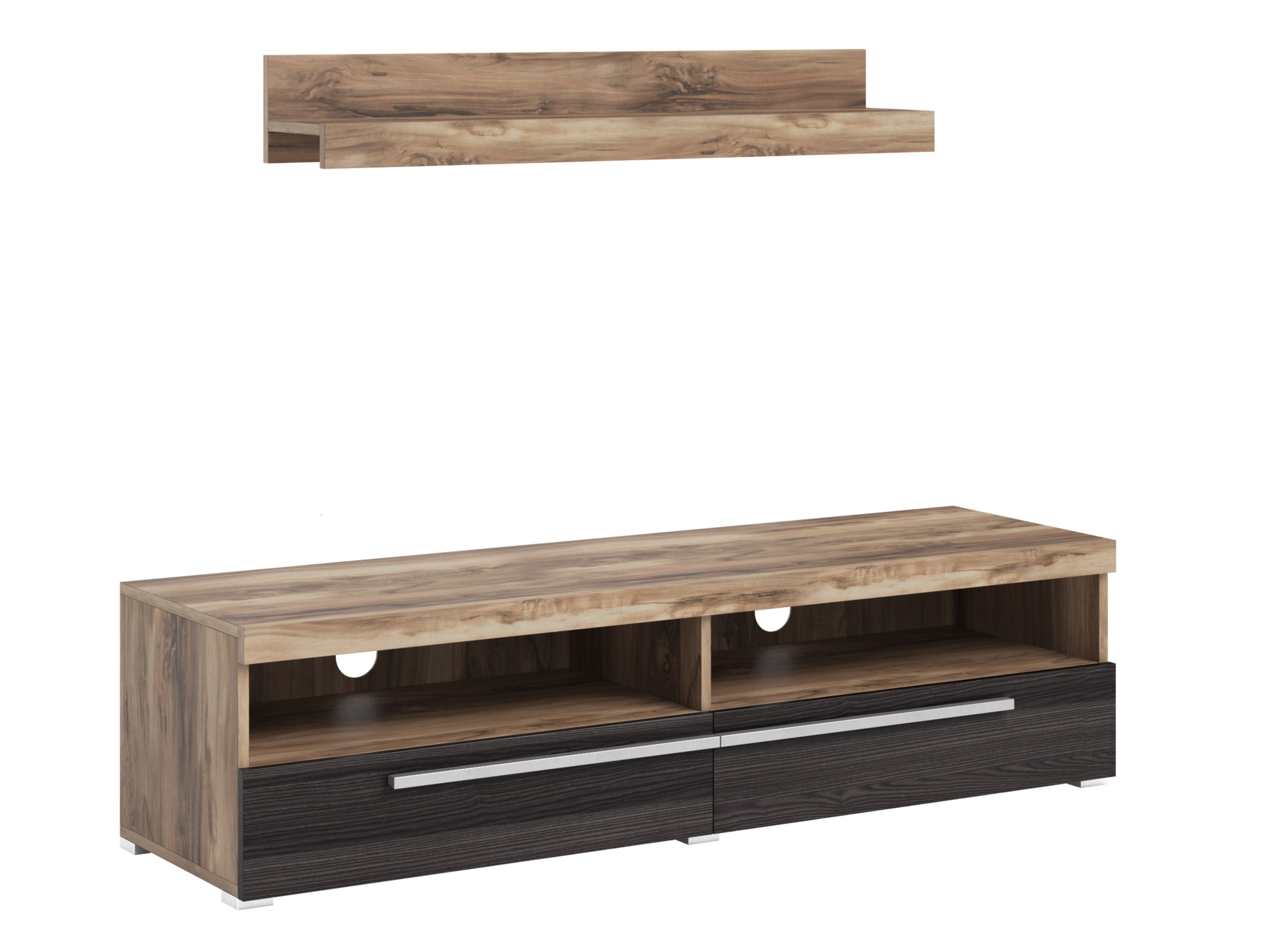 TV stand Austin 239 (Nut + Dark oak)